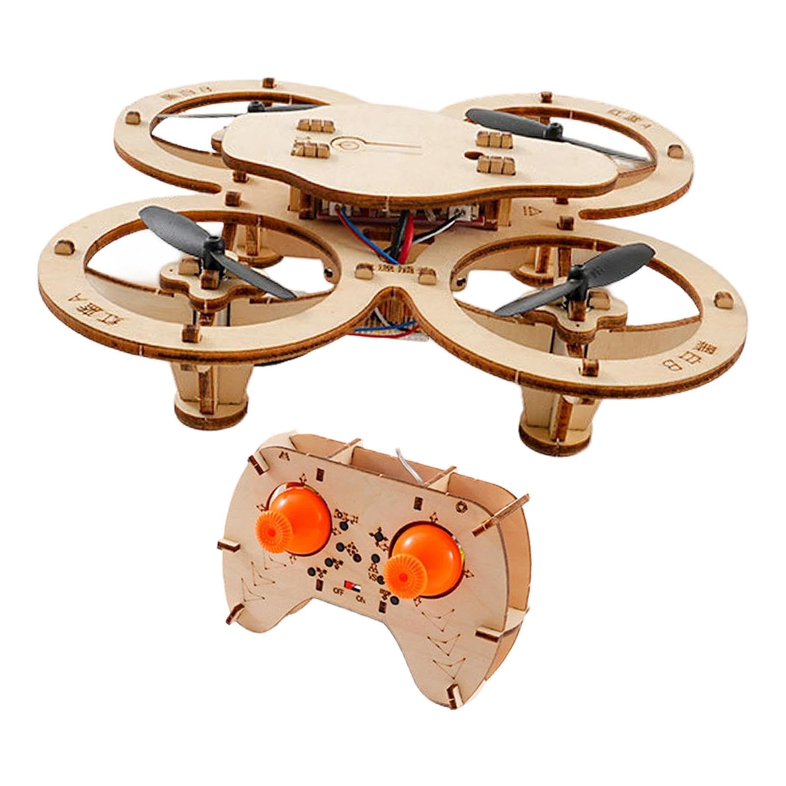 Kit di Montaggio Fai da Te in Legno per Aeromodello Radiocomandato, Artigianato, Tecnologia, Gadget, Regalo per Ragazzi E Ragazze
