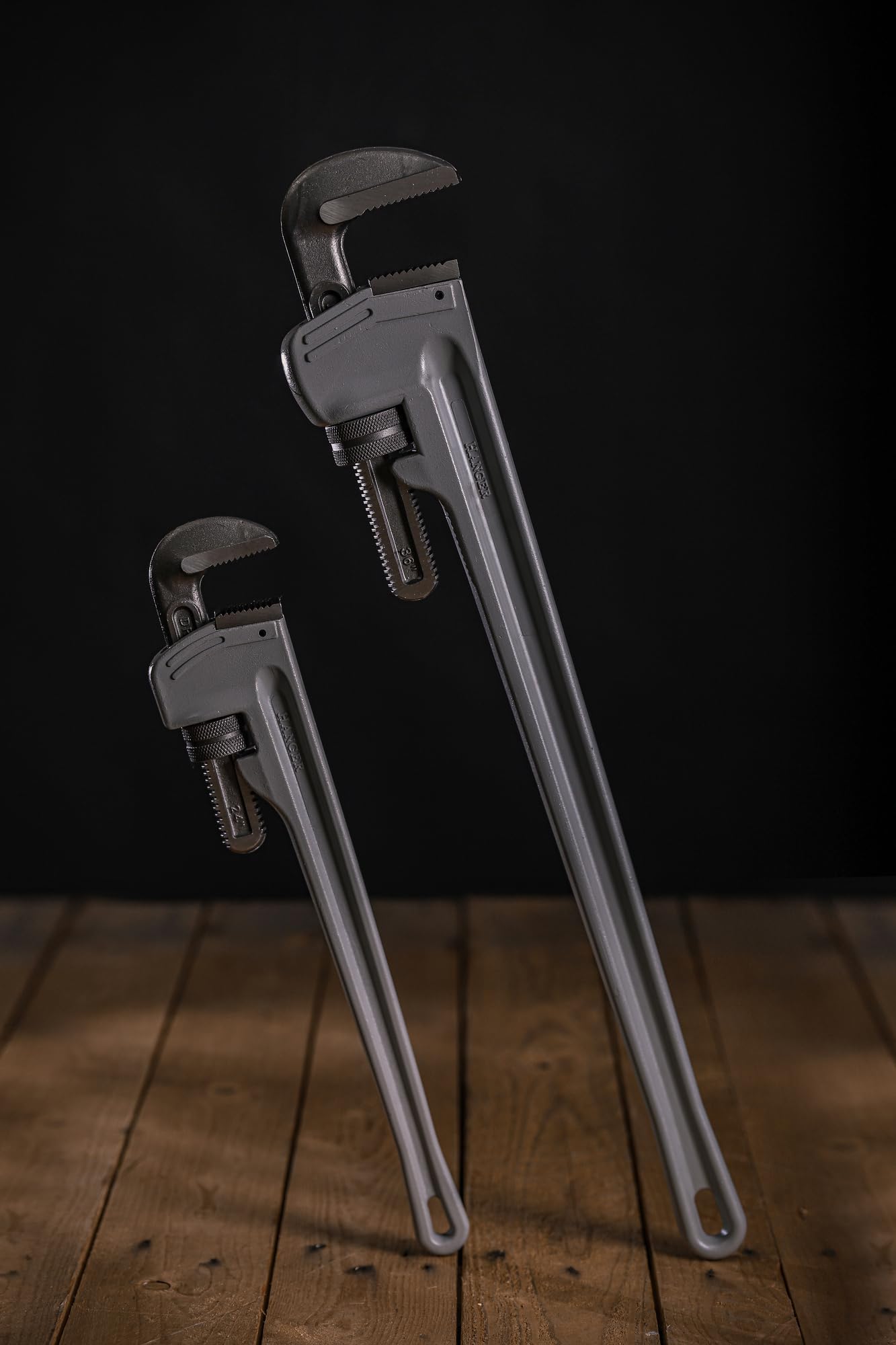Llave para garras de aluminio de 36 pulgadas, sujeción de tubos de acero 0-140 mm, mango de aluminio ligero