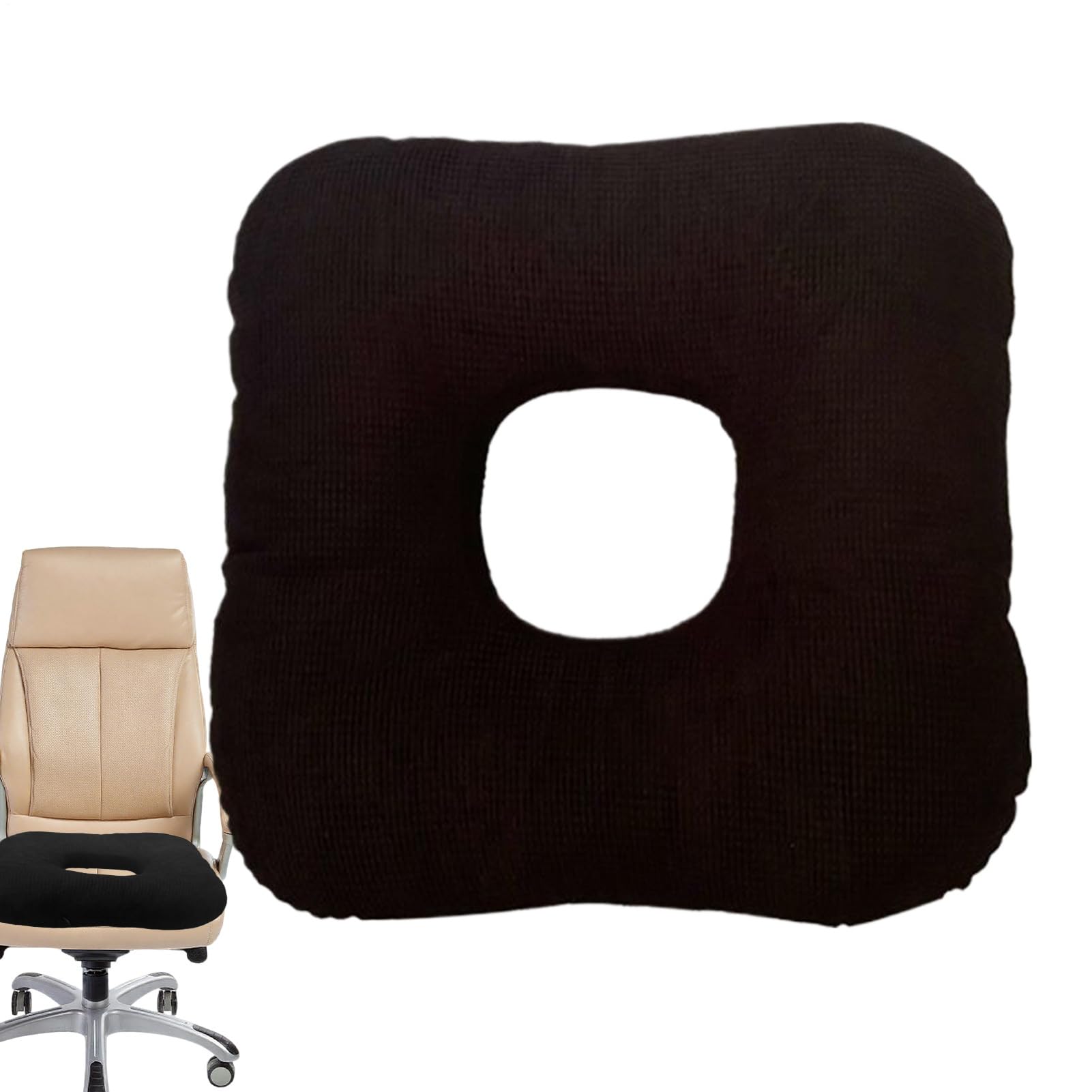 Coussin Siège Anneau pour Coccyx et Matelas de Siège Maison et Voiture