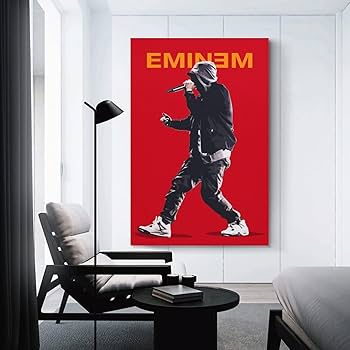 EMINEM ポスター ENCORE エミネム 額縁付き Eminem Encore Poster Wall Art Home Decor Photo Prints 16x16
