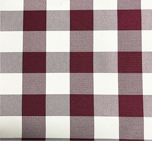 Amazon Crazy 🔥 Deals GFCC Burgundy and White Polyester Tablecloth Checkered, Machine Washable,60 x 72-Inch Exclusive Discount 70% Price GFCC Burgundy and White Polyester Tablecloth Checkered, Machine Washable,60 x 72-Inch