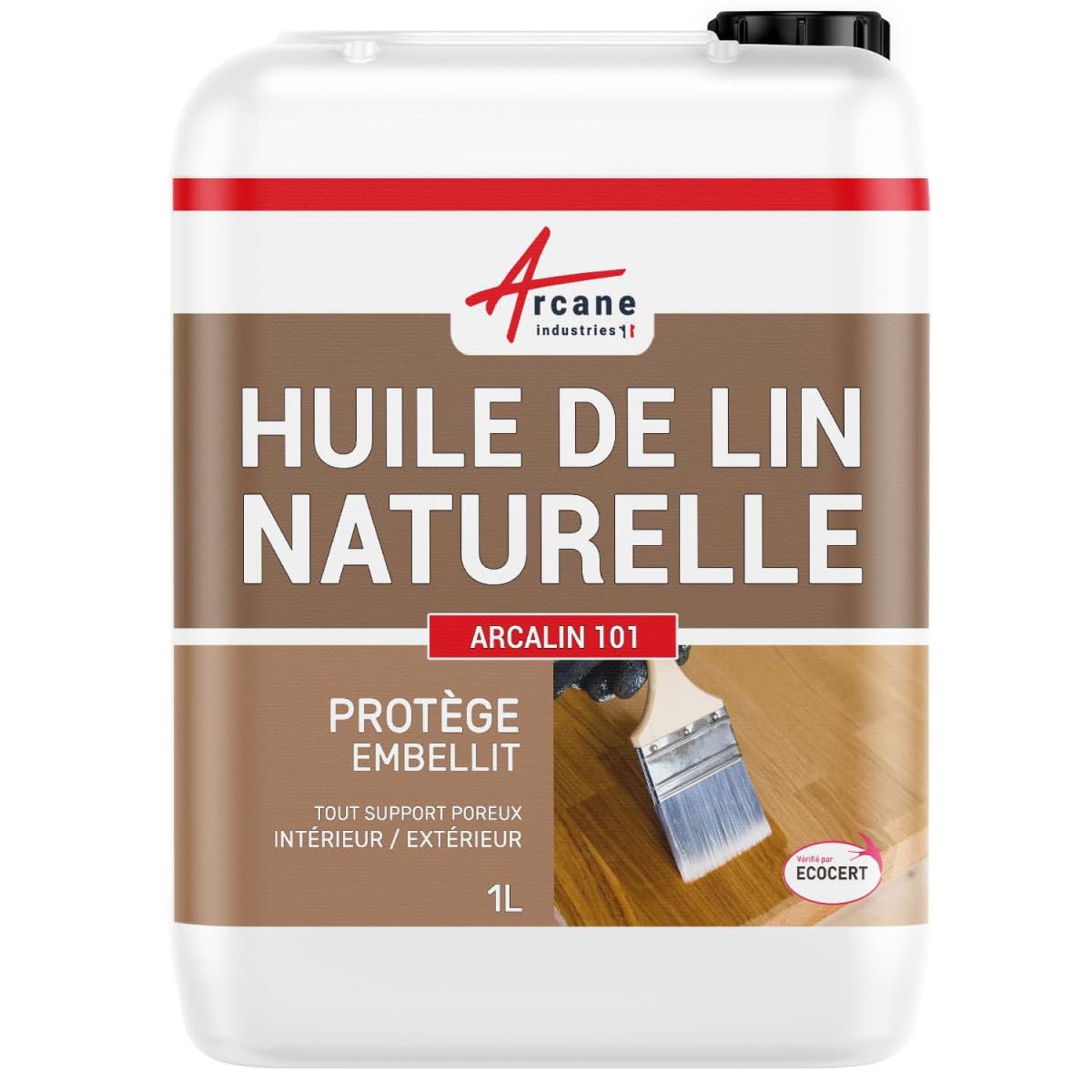Naturalny olej lniany, drewno zewnętrzne 1 L - - ARCANE INDUSTRIES