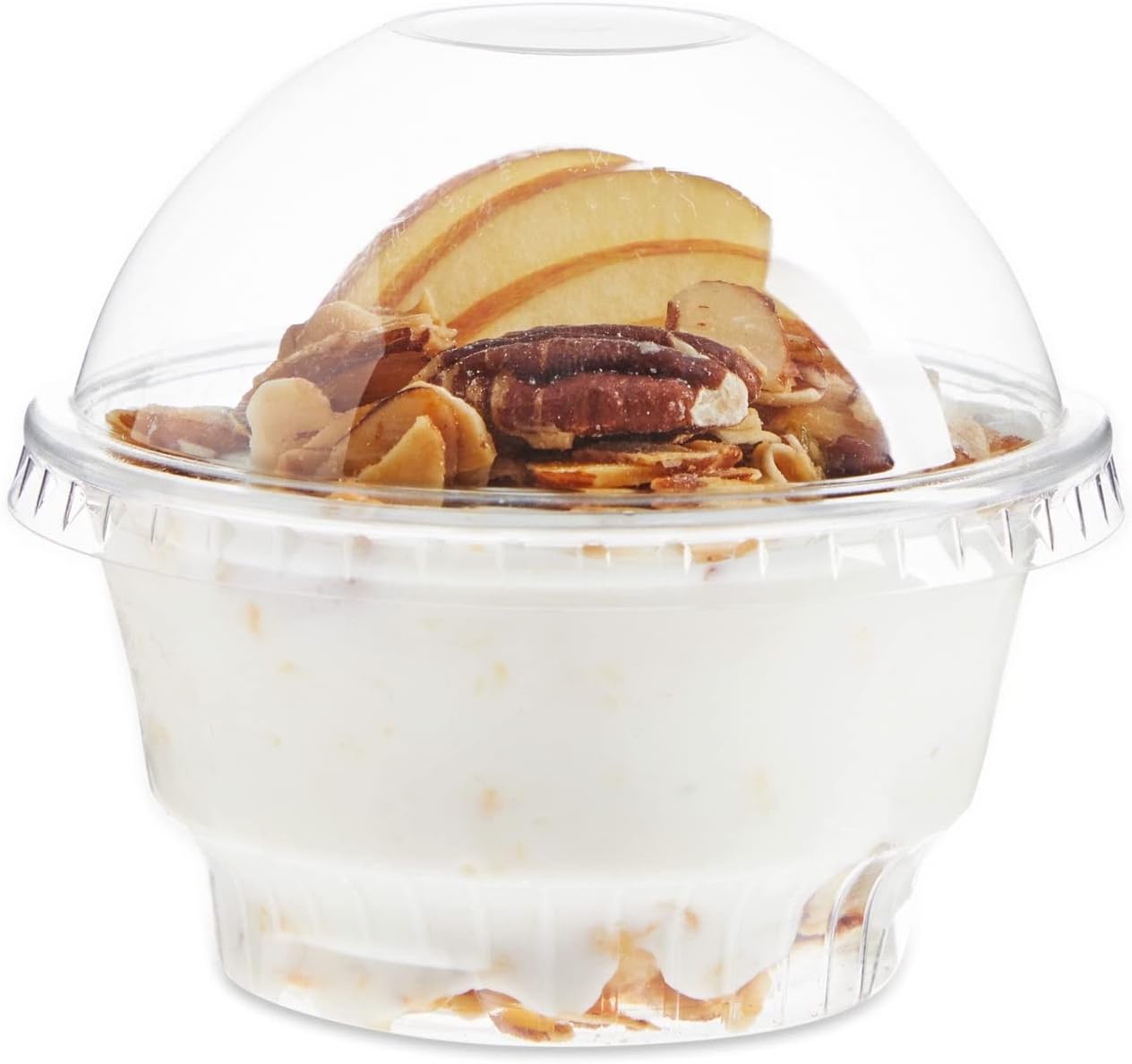 Bulk 5 oz Plastic Dessert Cups with Dome Lids Kuwait Ubuy