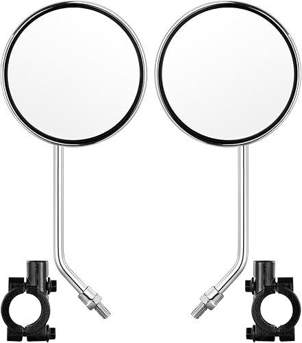 Espejo retrovisor para manillar de bicicleta, universal, ajustable, giratorio, vintage, seguro, transparente, para bicicleta de montaña, carretera,