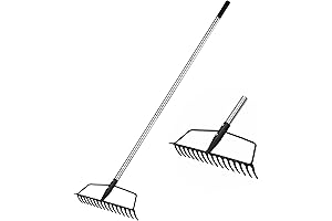 Durable Garden Rake for Enhanced Soil Preparation and Clean-Up