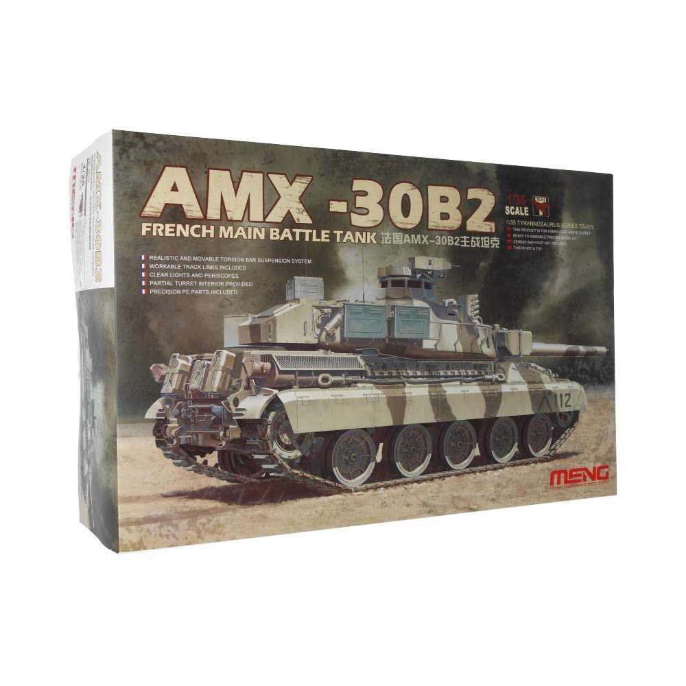 Meng Model 1:35 - Modellino Carro Armato French Main Battle Tank AMX-30B2