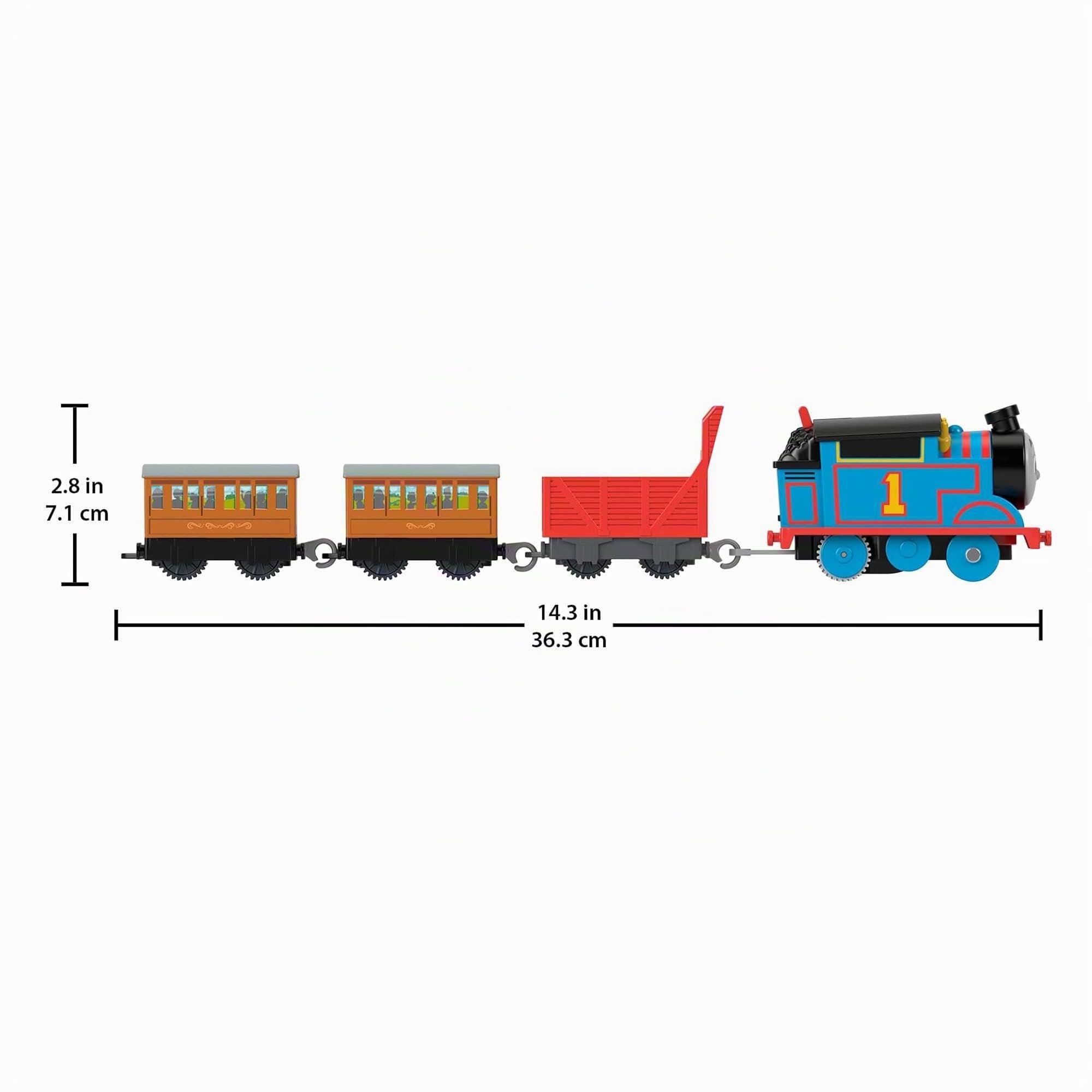 Thomas y sus amigos Set de juego 3 en 1 Pistas para coches de juguete con tren motorizado y accesorios (Mattel HGX64)