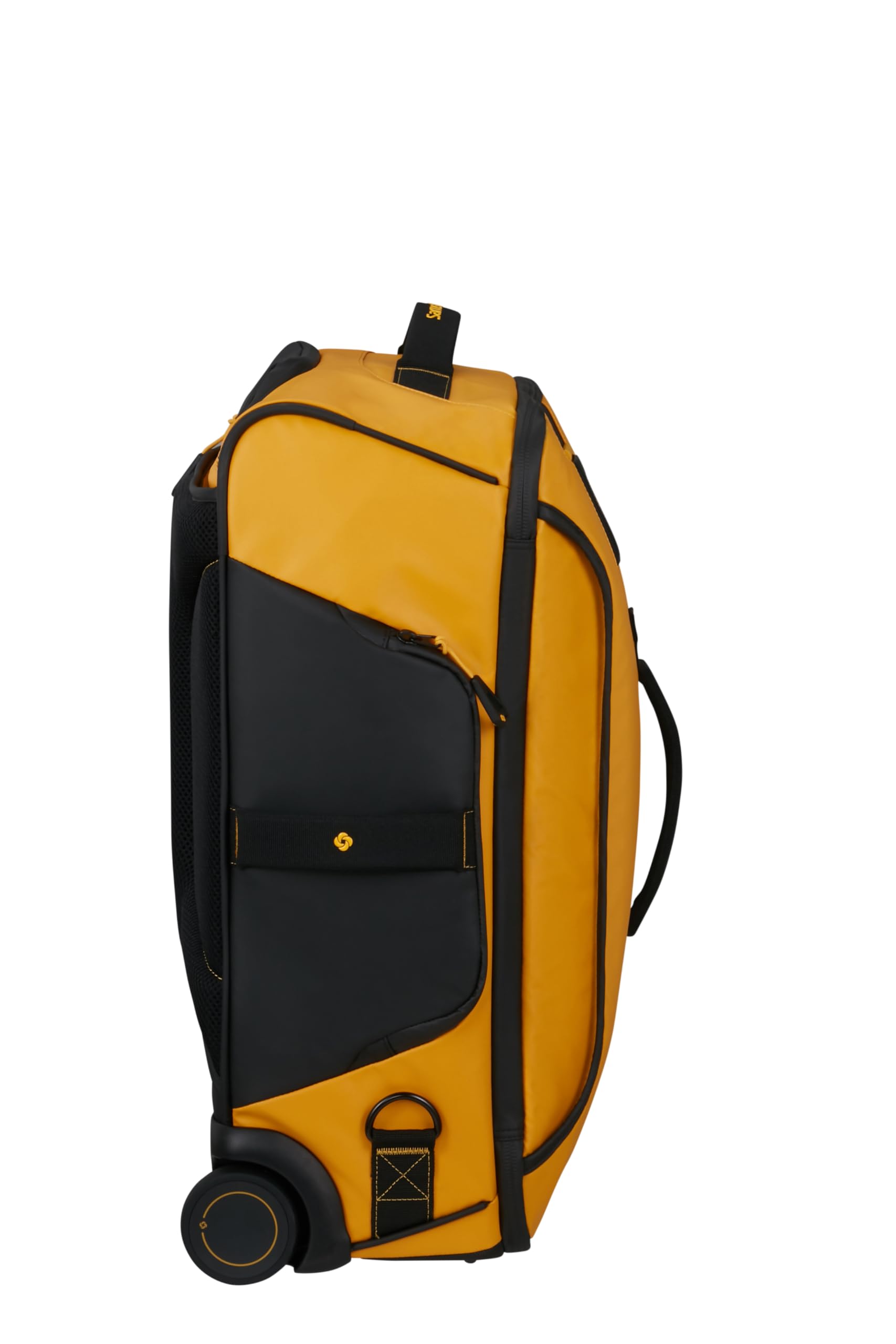 Samsonite Paradiver Light - Bolsa de Viaje con Ruedas y Función Mochila (55 cm), Small, Equipaje de Mano, Repelente al Agua, Ligero, 51L, Amarillo (Yellow)