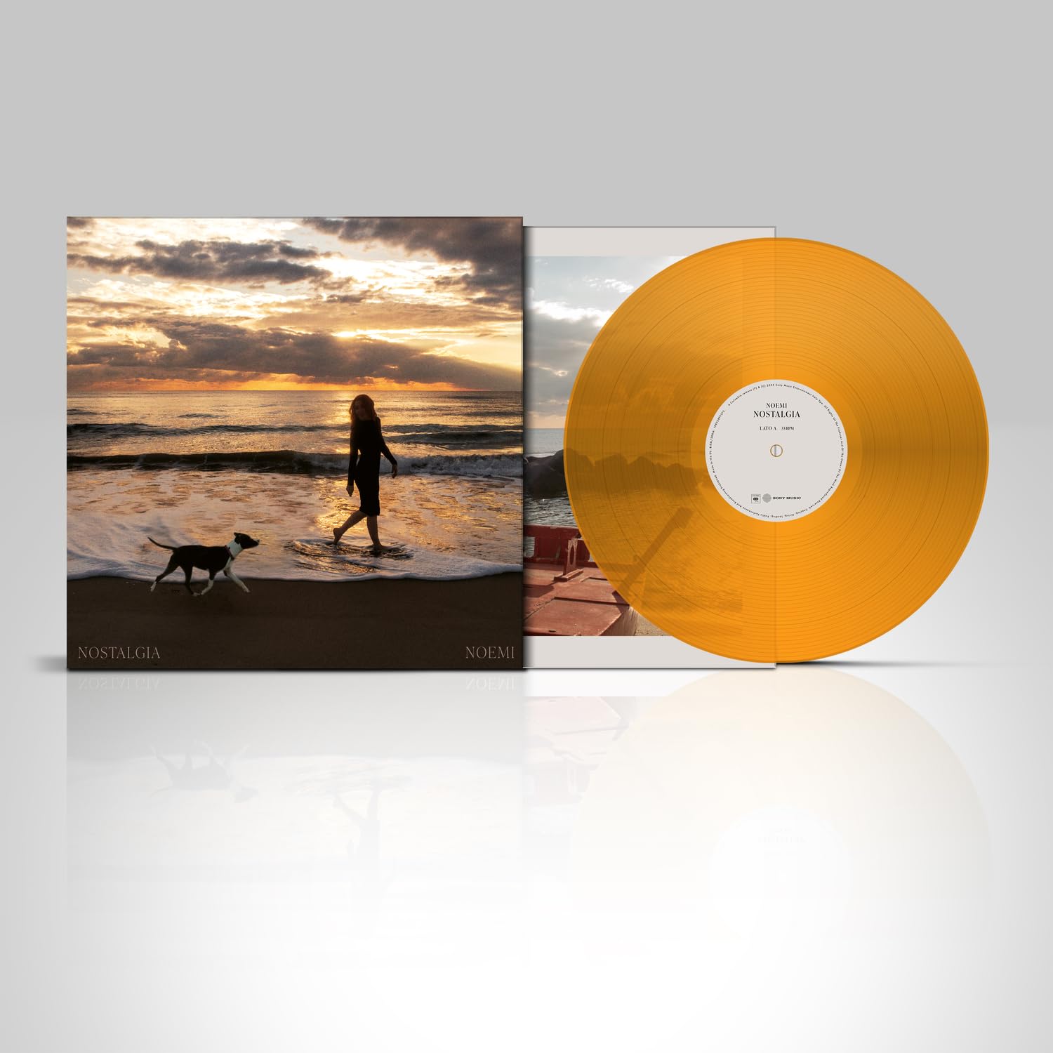 Noemi Nostalgia Vinyl LP Colored Orange Transparent New And Sealed