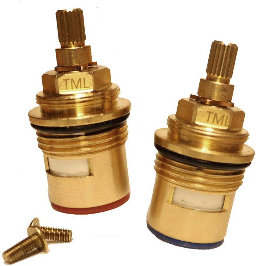 BS5412 L20 3/4" Bath Ceramic Tap Cartridge Valve Compatible B&Q Cooke ...