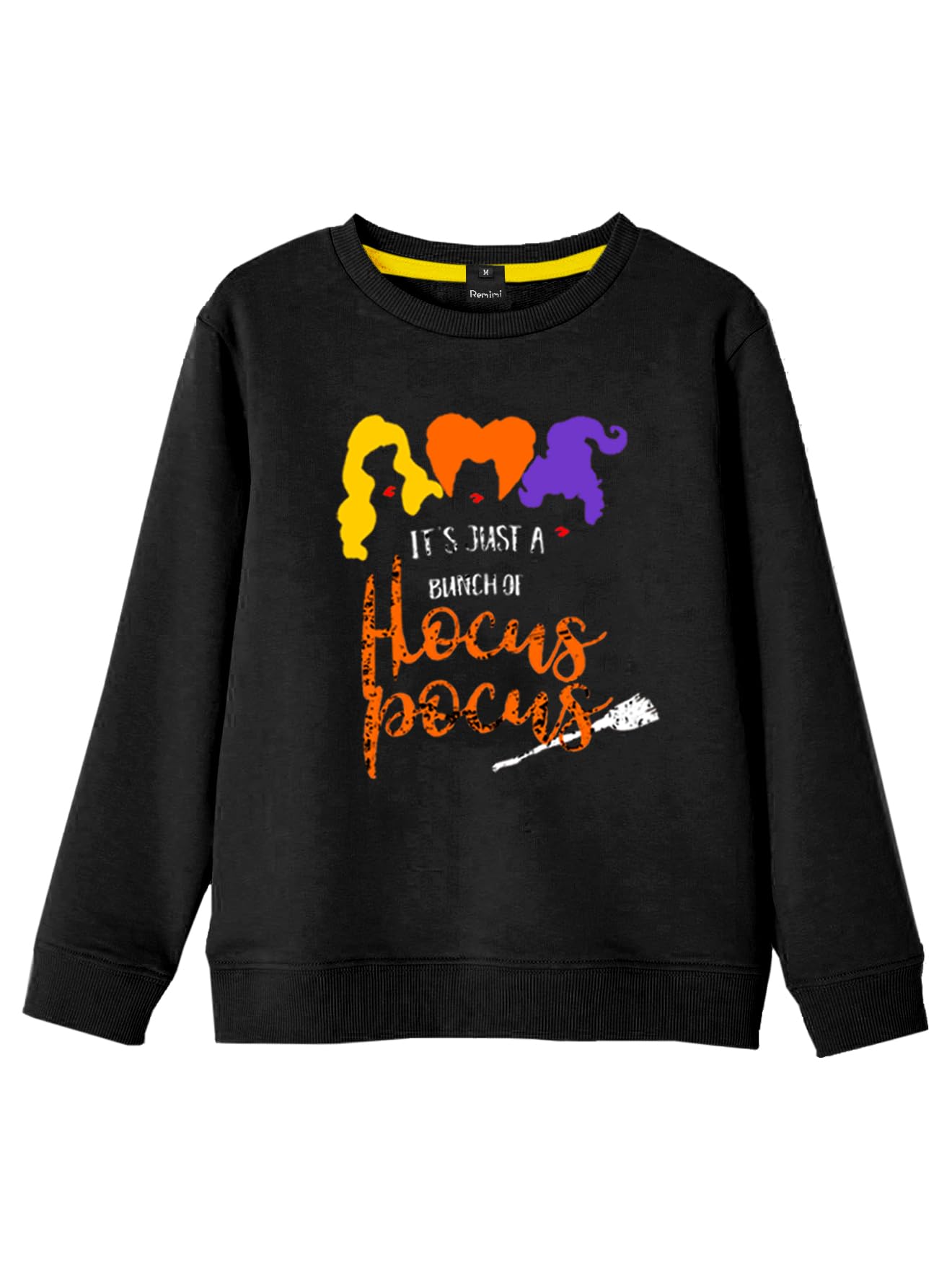Remimi Kids Halloween Sweatshirt Long Sleeve Thanksgiving Tops 3-14 Years