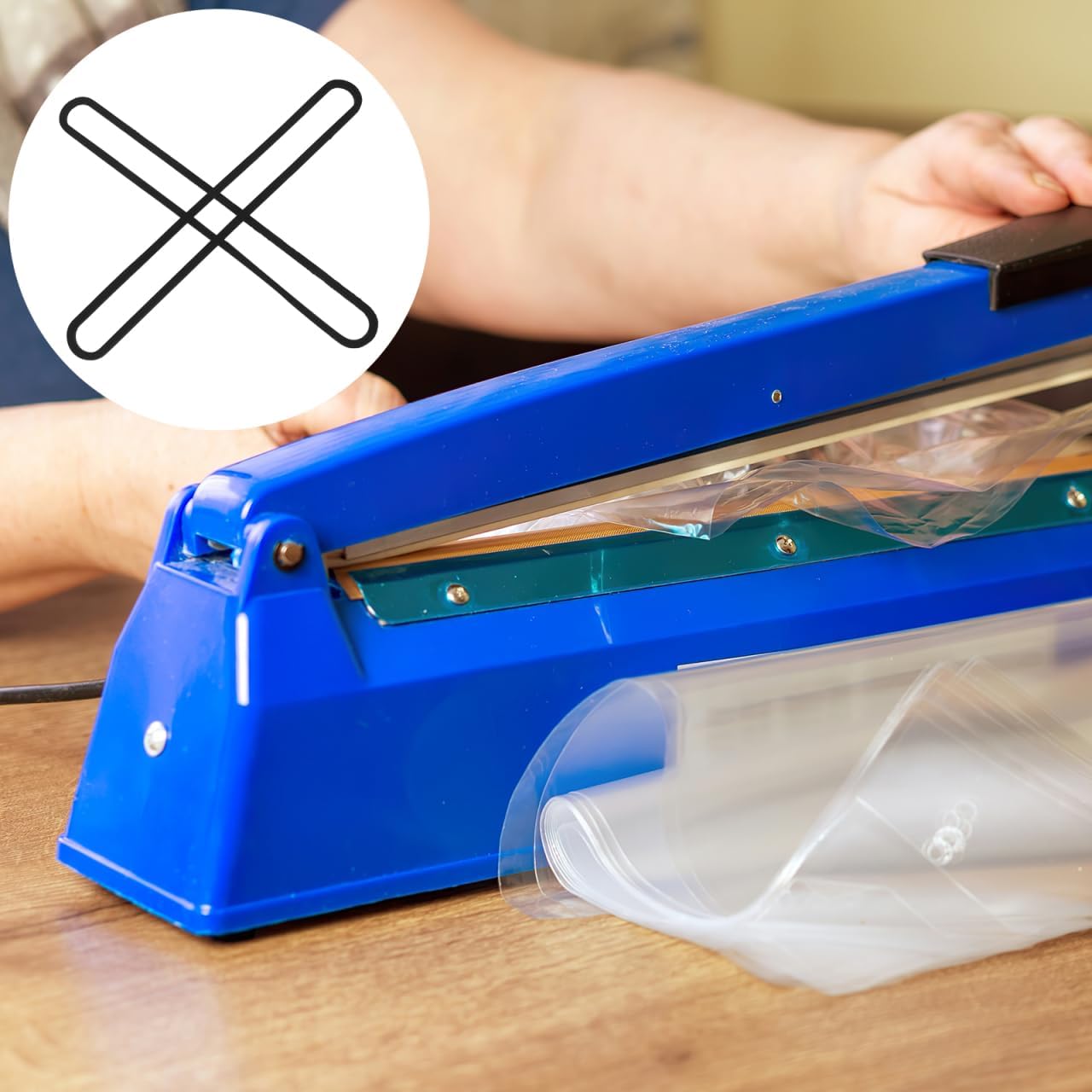 SOLUSTRE Vacuum Sealer Replacement Parts Upper and Lower Seal Strip Kit Heating Strip for Sealer Repair Kit 12.59 X 1.45 X 0.15 in for Home and Shop Use