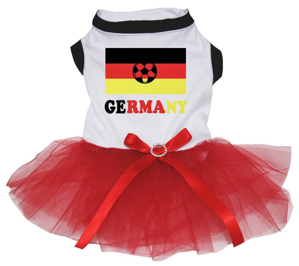 Vêtements chiot Allemagne blanc coton rouge anti-frottement pour peau sensible