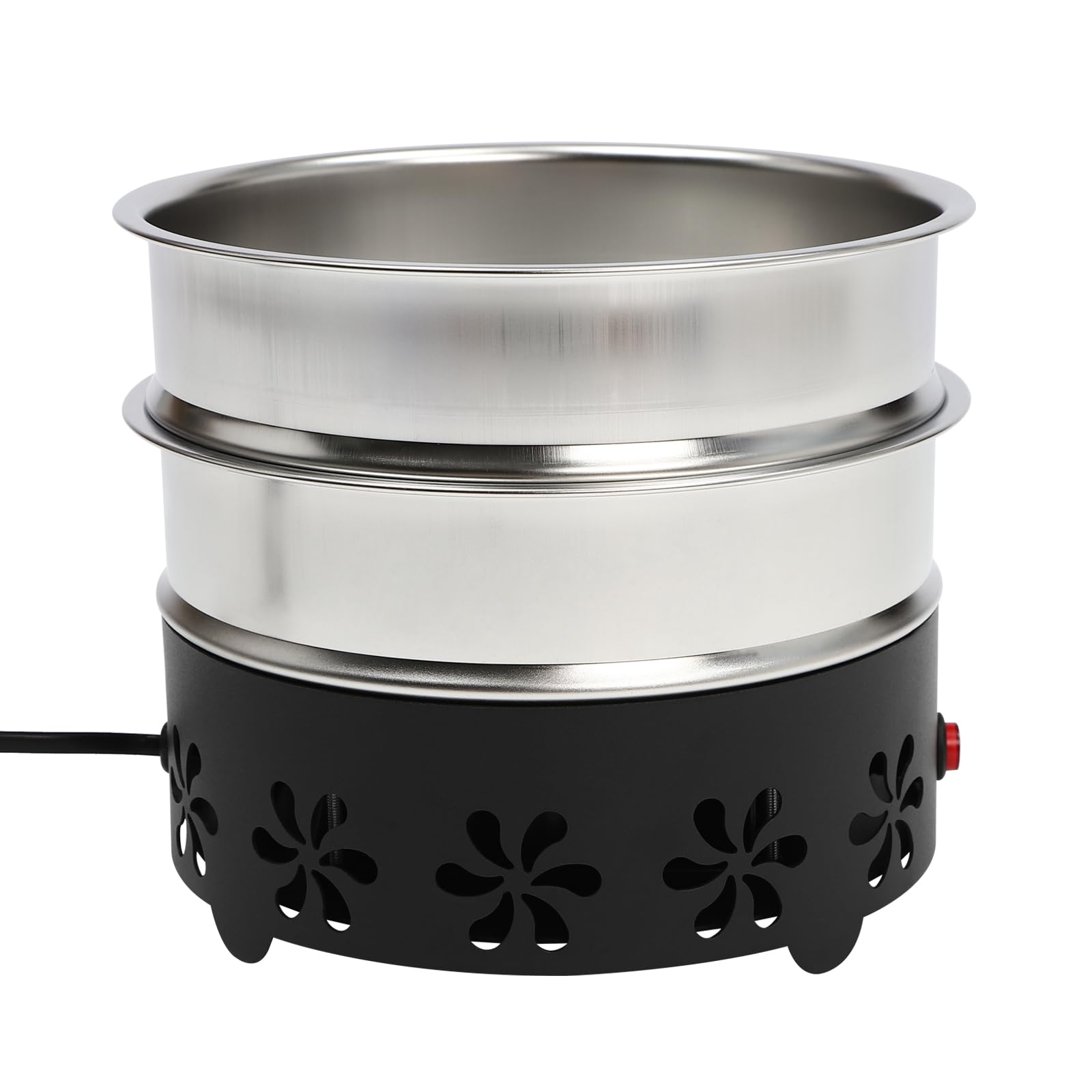Elektrischer Kaffeeröster, 17W Elektronische Bohnenkühlmaschine 3500Rpm Kaffeeröstmaschine, Edelstahlgeflecht, zwei Schichten, 600g, für Westlichen Restaurants, Milchtee-Shop
