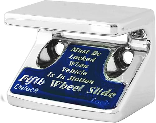 Vista 11 de GG Grand General 96181 Protector de interruptor cromado con etiqueta engomada azul de la suspensión del aire para Freightliner