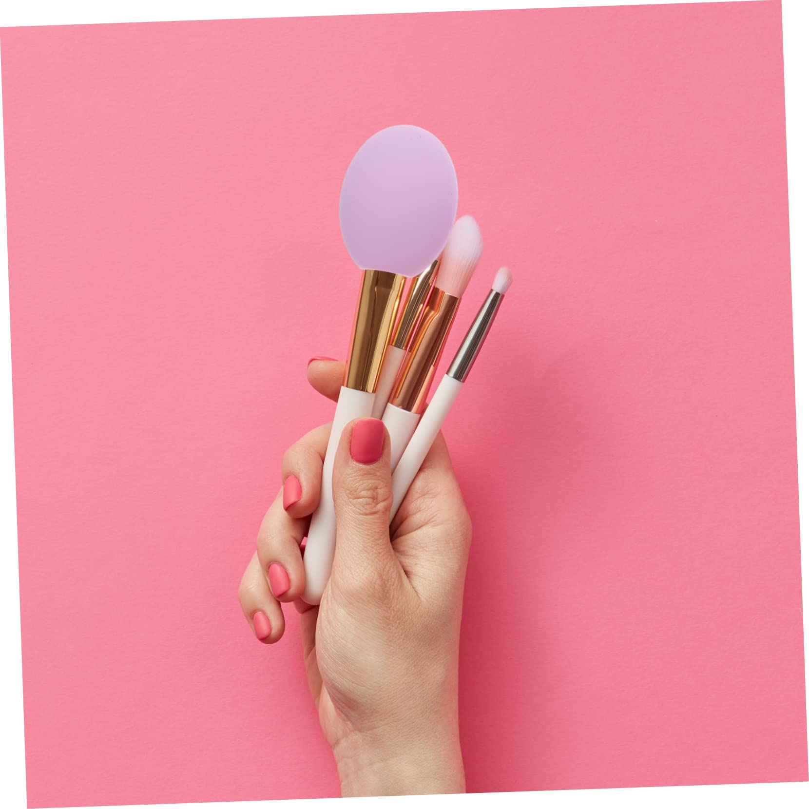 POPETPOP 27stücke Teiliges Set Makeup Pinsel Schutzhaube Rot Und Staubdicht Und Wiederverwendbar Für Sauberkeit Und Ordnung Bei Make-up-pinseln