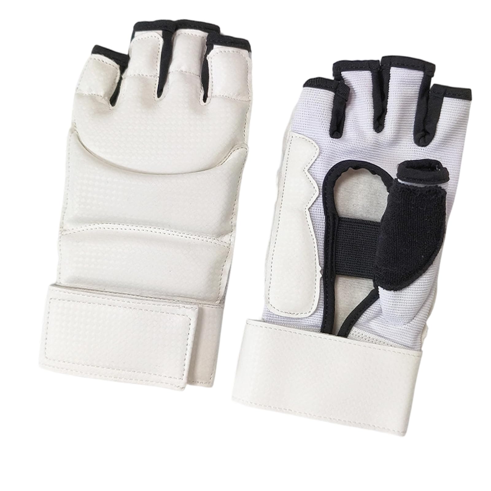 QIAOLIDA 2Pcs Kickboxing Sparring Training Glove Boxing Gloves for Women Men Half Finger Punching Bag Glove Fighting Gloves