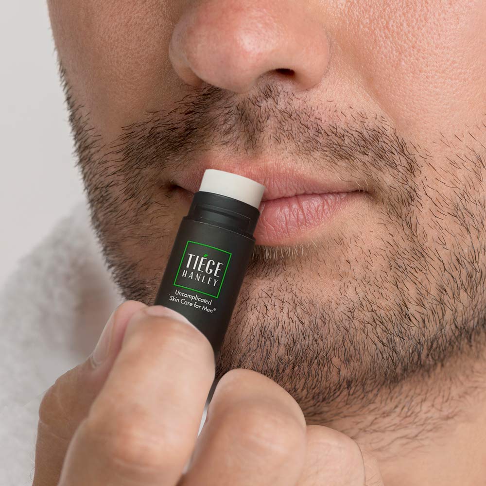 Tiege Hanley Men's Skin Care Gift Set | 4 Products | Face Wash, Moisturizer w SFP, Lip Balm w SPF and a Bonus Travel Size Lightly Exfoliating Bar Soap | Uncomplicated Skin Care Routine : Beauty & Personal Care