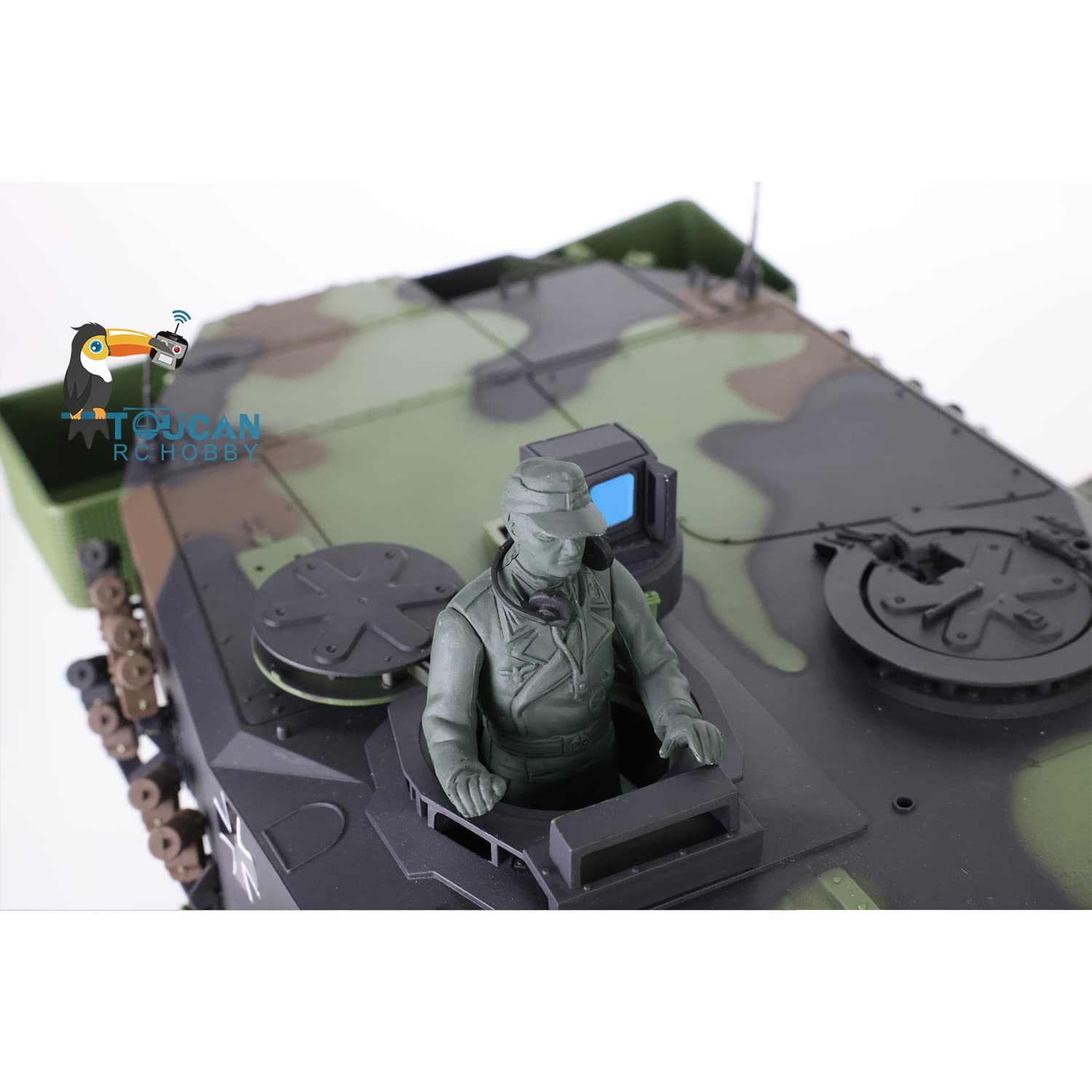 Leopard 2 A 6 RC czołg łańcuchowy 2,4 GHz 1/16/6 mm funkcja strzelania