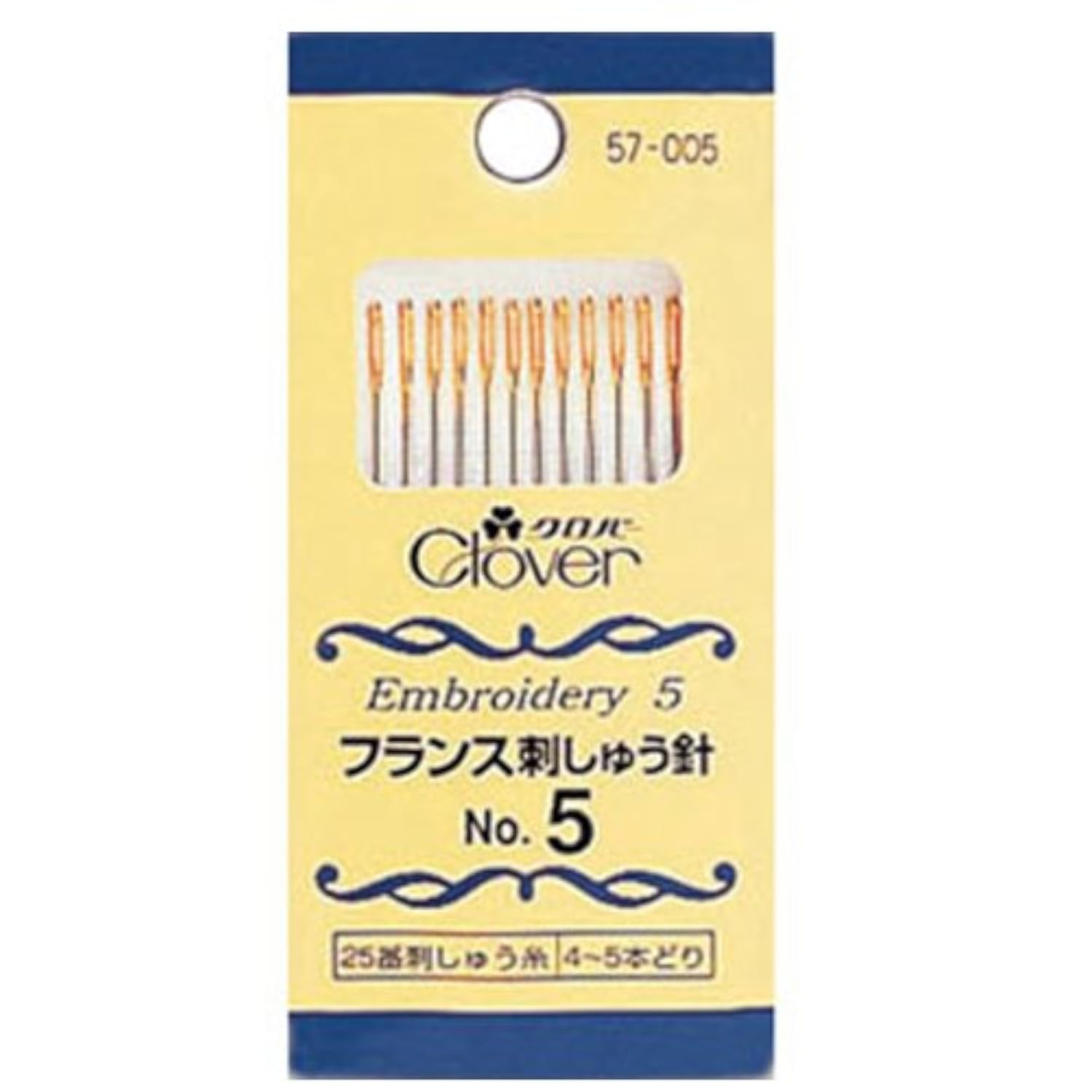 Clover Francia ago da ricamo No.5 <57-005> (japan import)