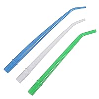 Vista 5 de JMU Puntas de aspirador dental, puntas de succión quirúrgicas desechables (verde-1/4 ", 25)