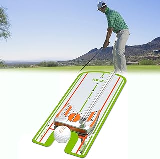 Golf Putting Alignment Mirror, Putting Aids Golf Trainer Tool, Golf Putting Alignment Mirror Tool with Golf Putter Line for Golf Putting Practice Beginners