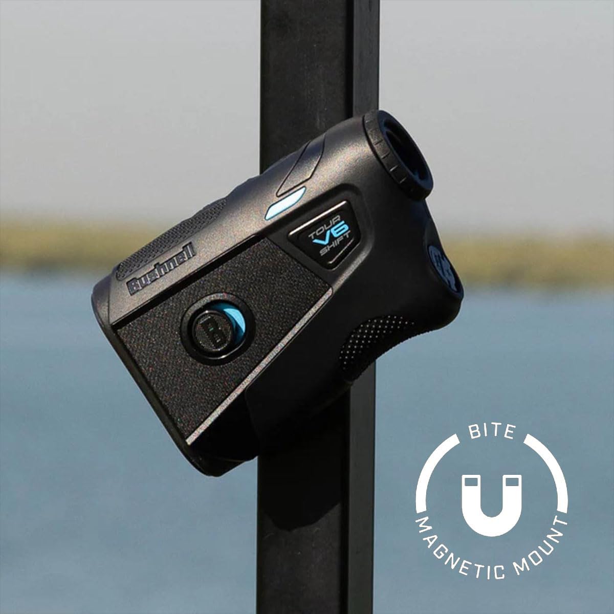 Bushnell Golf Player Pack Wingman Bundle - V6 Shift Rangefinder with Premium Case