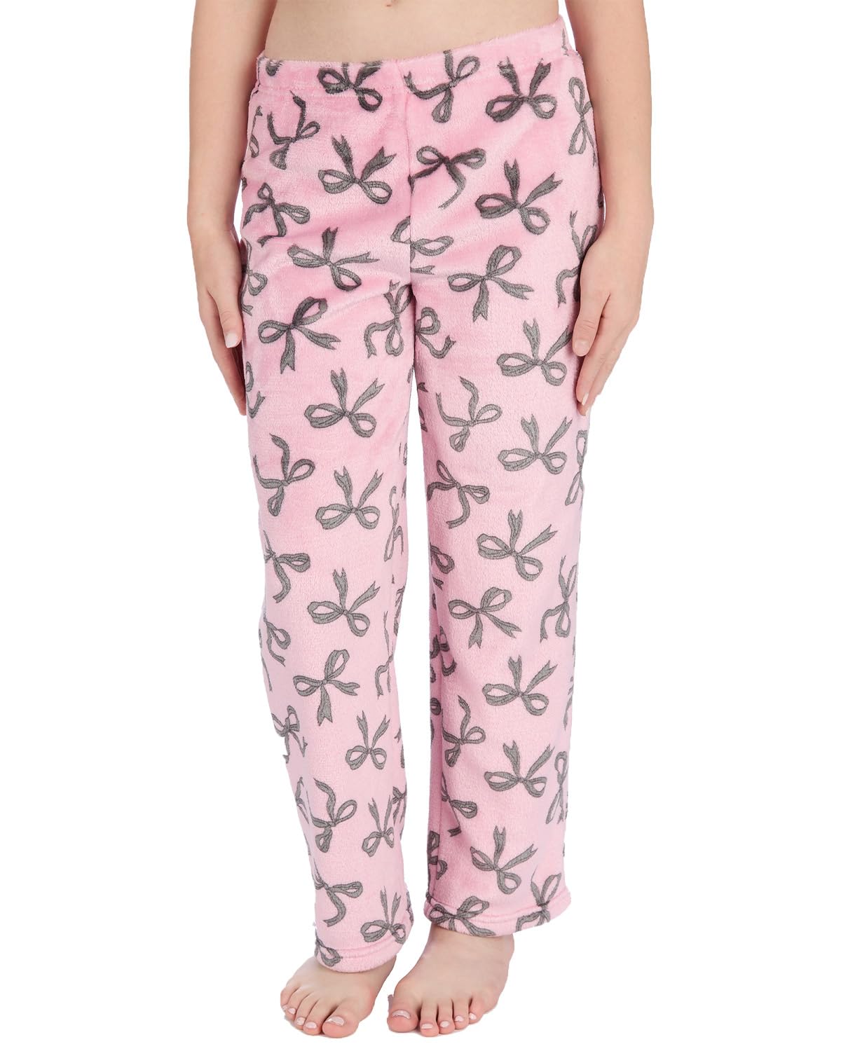 Undercover Girls Soft Fleece Lounge Pants 15C678 Charcoal Bows 13 Years