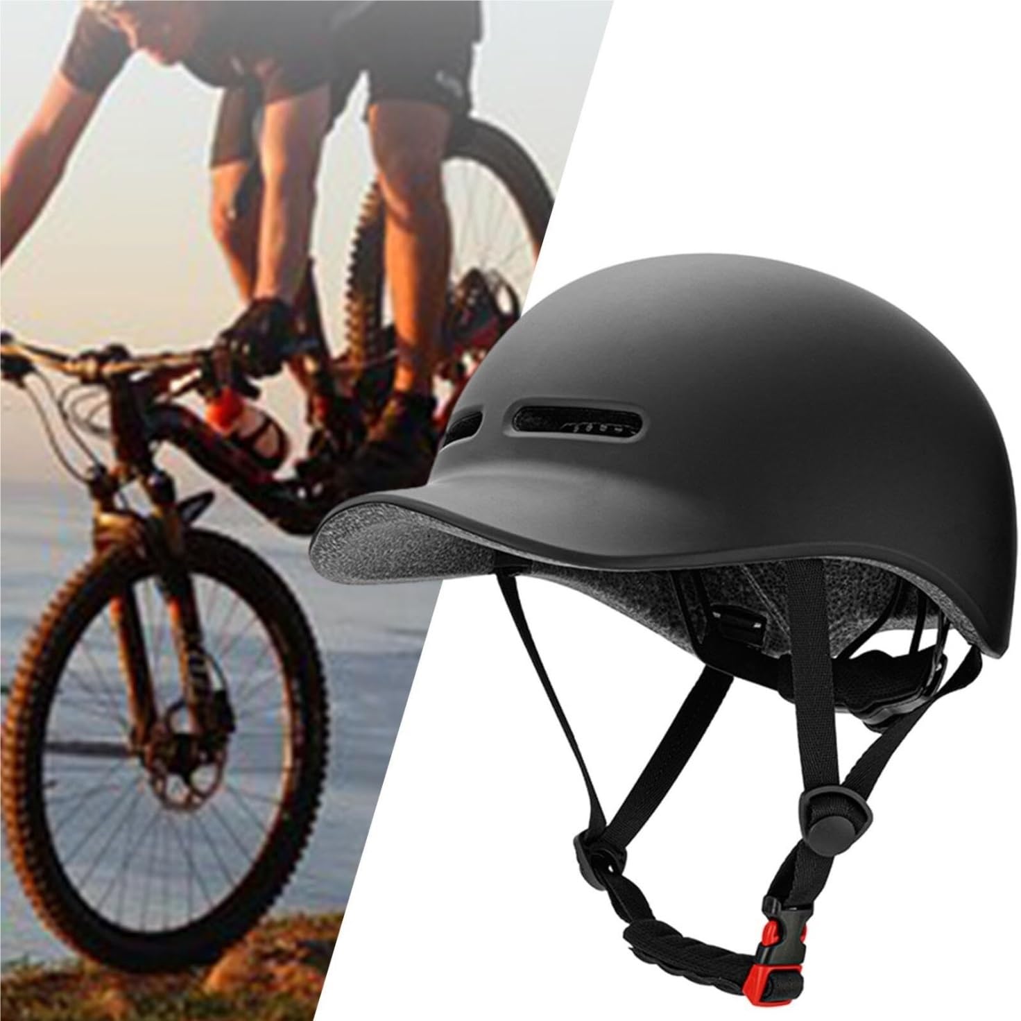 Kask Rowerowy Kask Rowerowy Zdejmowany Kask Sportowy Kask Rowerowy Do Jazdy Na Rolkach Na Zewnątrz Rower Szosowy Jazda Na Rowerze Kasku Rowerowego(Blue)