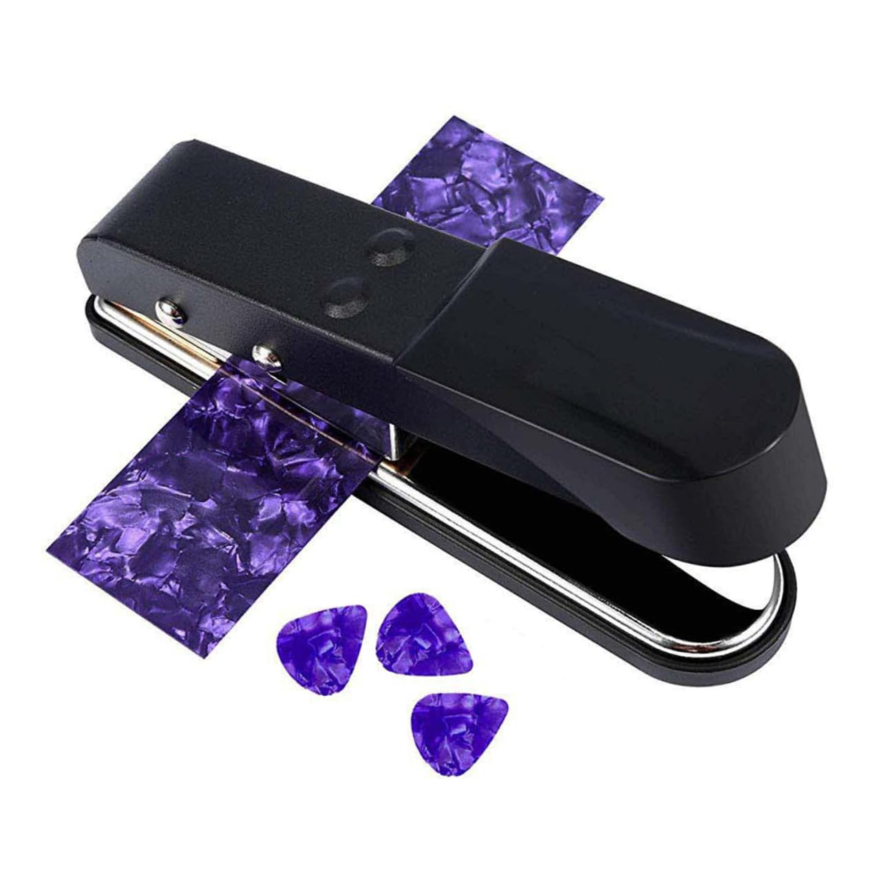 1 Set Coupe-médiators de Guitare DIY en Alliage Noir, Outil