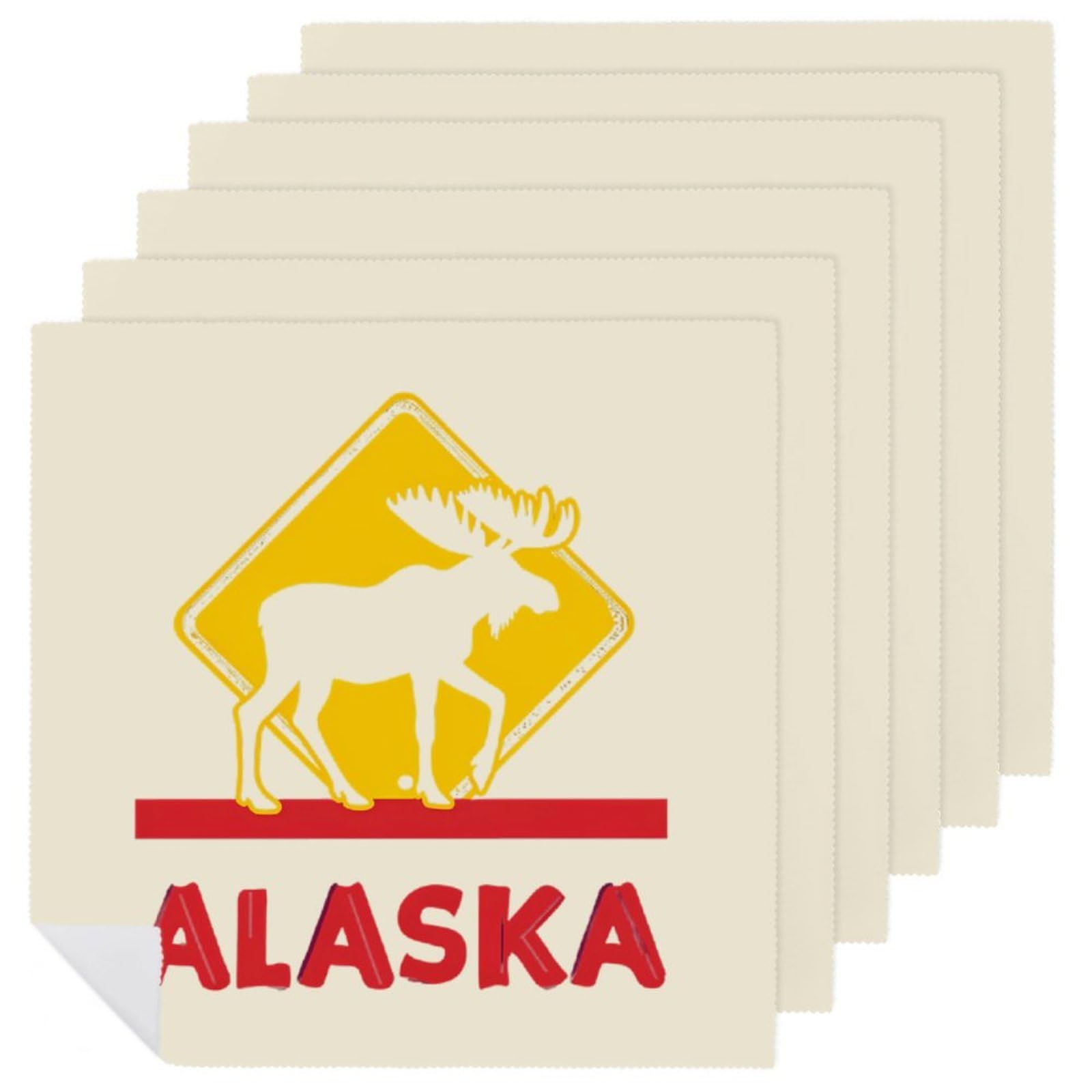 Servilletas de tela con diseño de Alaska perfectas para cenas, bodas y banquetes elegantes
