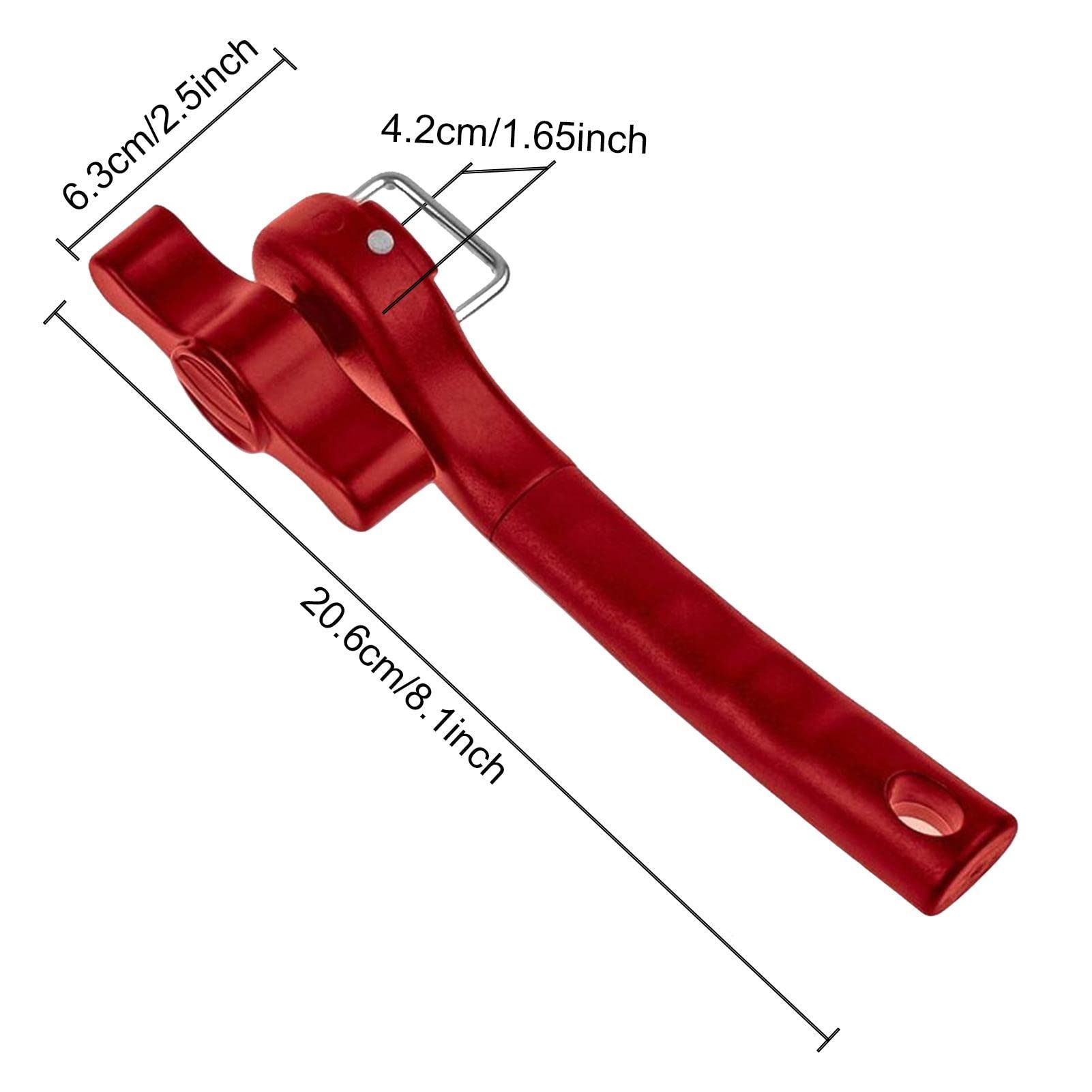 Ouvre-boîte De Sécurité Manuel De Qualité Alimentaire Avec Bord Lisse Ergonomique Et Poignée Antidérapante Pour Cuisine Et Restaurant, Ouverture Parfaite (noir