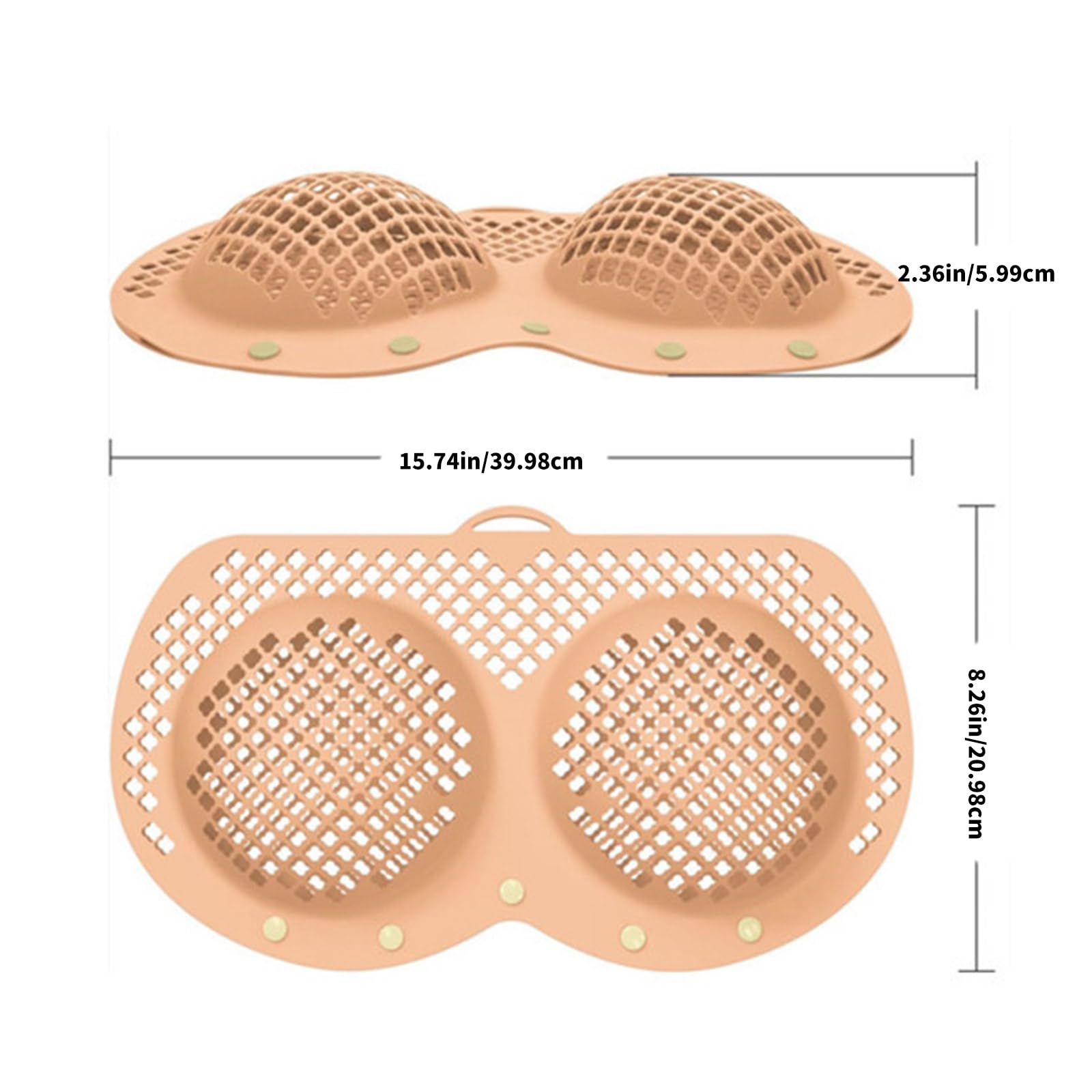 Bolsa de lavandería para ropa delicada Diseño de malla engrosada evita la deformación Lavable a máquina para sujetadores Lencería Ropa interior protectora lavable a máquina sujetador bolsa