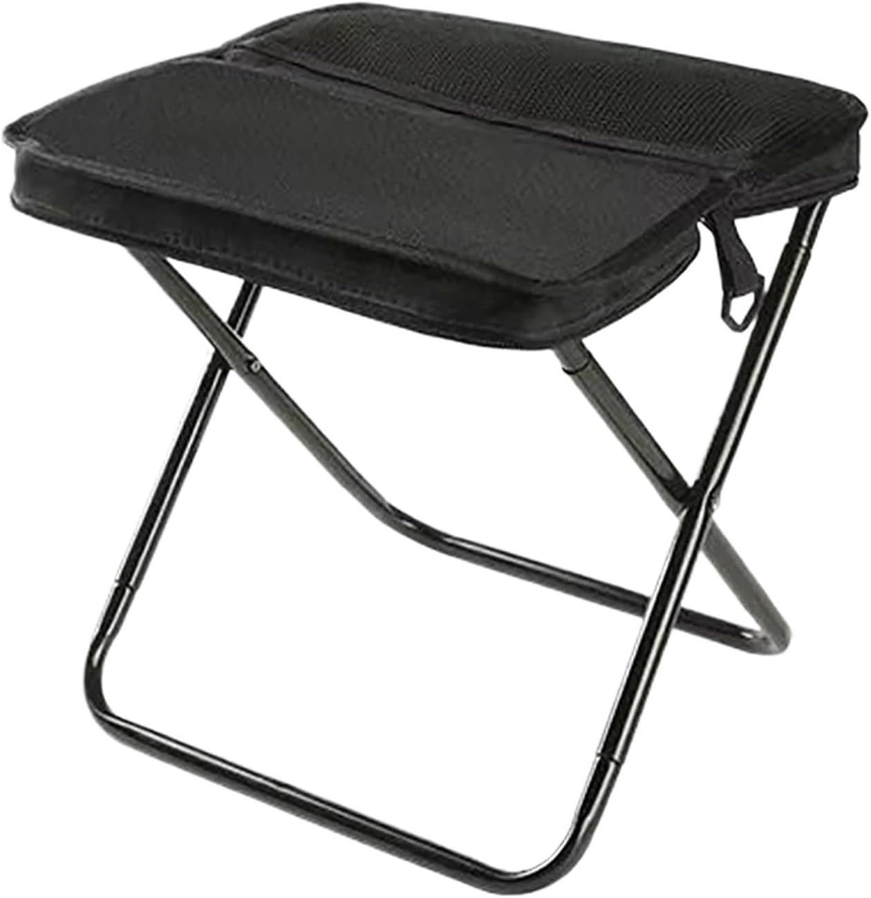 Foldable Backpack Stool Portable Small Mazar Satchel Pen Bag Camping Lightweight Outdoor Folding Chair，Compatible For Fishing Travel(Black L)