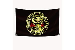 Cobra Kai Banner: Strike First, Strike Hard, No Mercy
