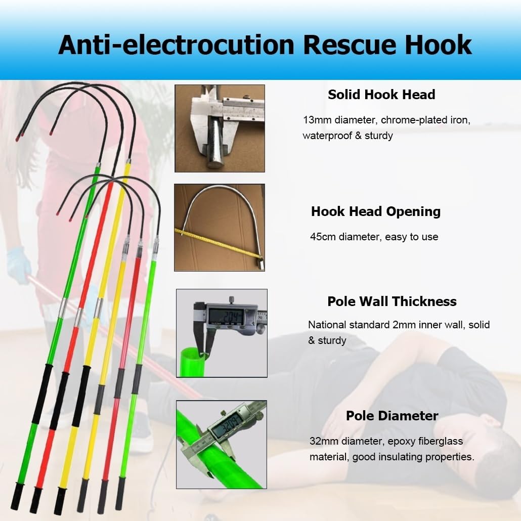 Outils d'électricien crochet sauvetage isolés à haute tension