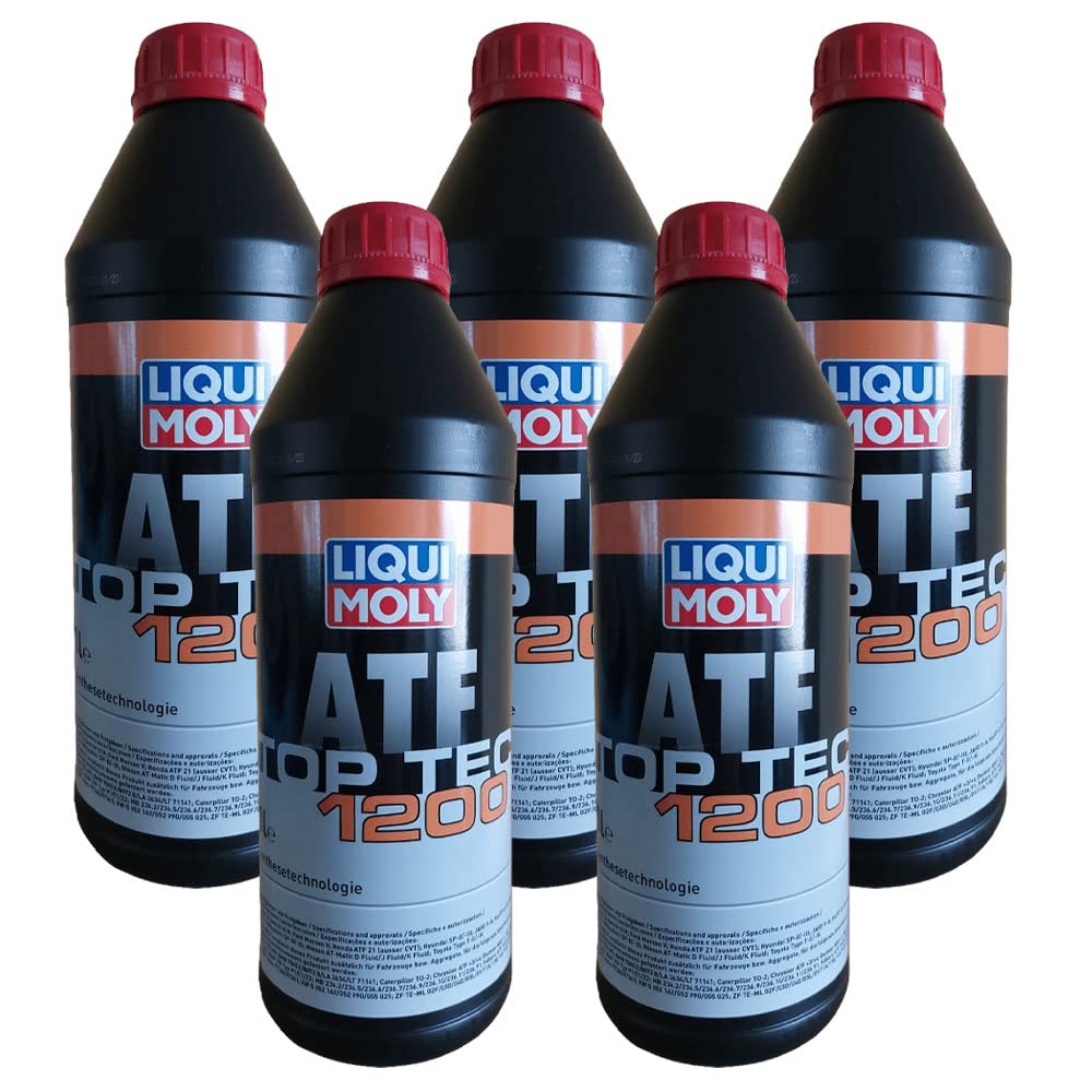 Generico LIQUI Moly 3681 Olio Trasmissione ATF per Cambio Automatico TopTec 1200 ad Alte Prestazioni. Confezione 5 Litri.