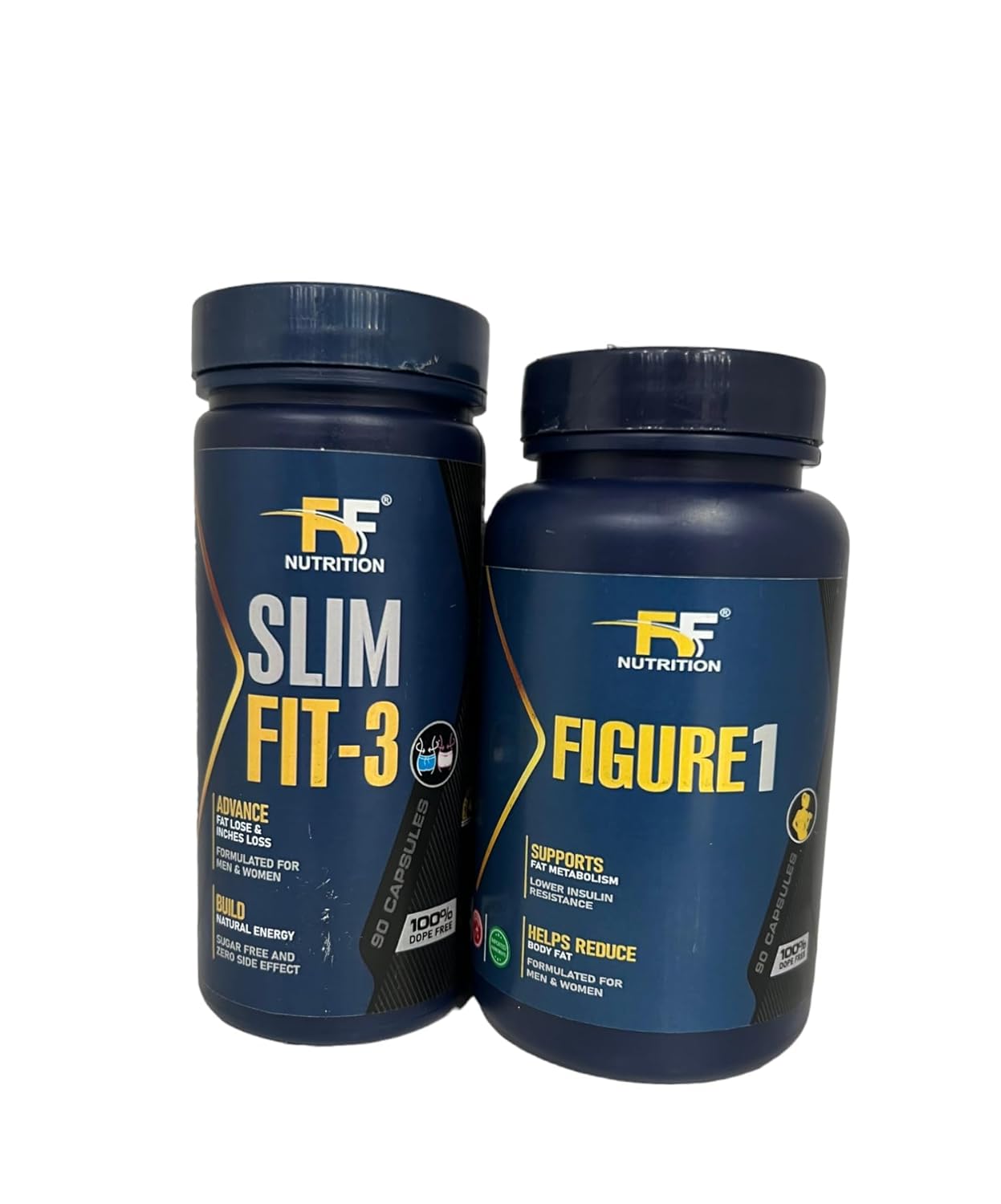 FF Nutrition Combo of FIGURE 1 & Slim Fit-3 Capsules Zero Figure, Weight Loss Tablets for Men & Women, Vegetarian Metabolism (Pack of 1) | Gym & Fitness Products for Fat Burner FF Nutrition Combo of FIGURE 1 & Slim Fit-3 Capsules Zero Figure, Weight Loss Tablets for Men & Women, Vegetarian Metabolism (Pack of 1) | Gym & Fitness Products for Fat Burner