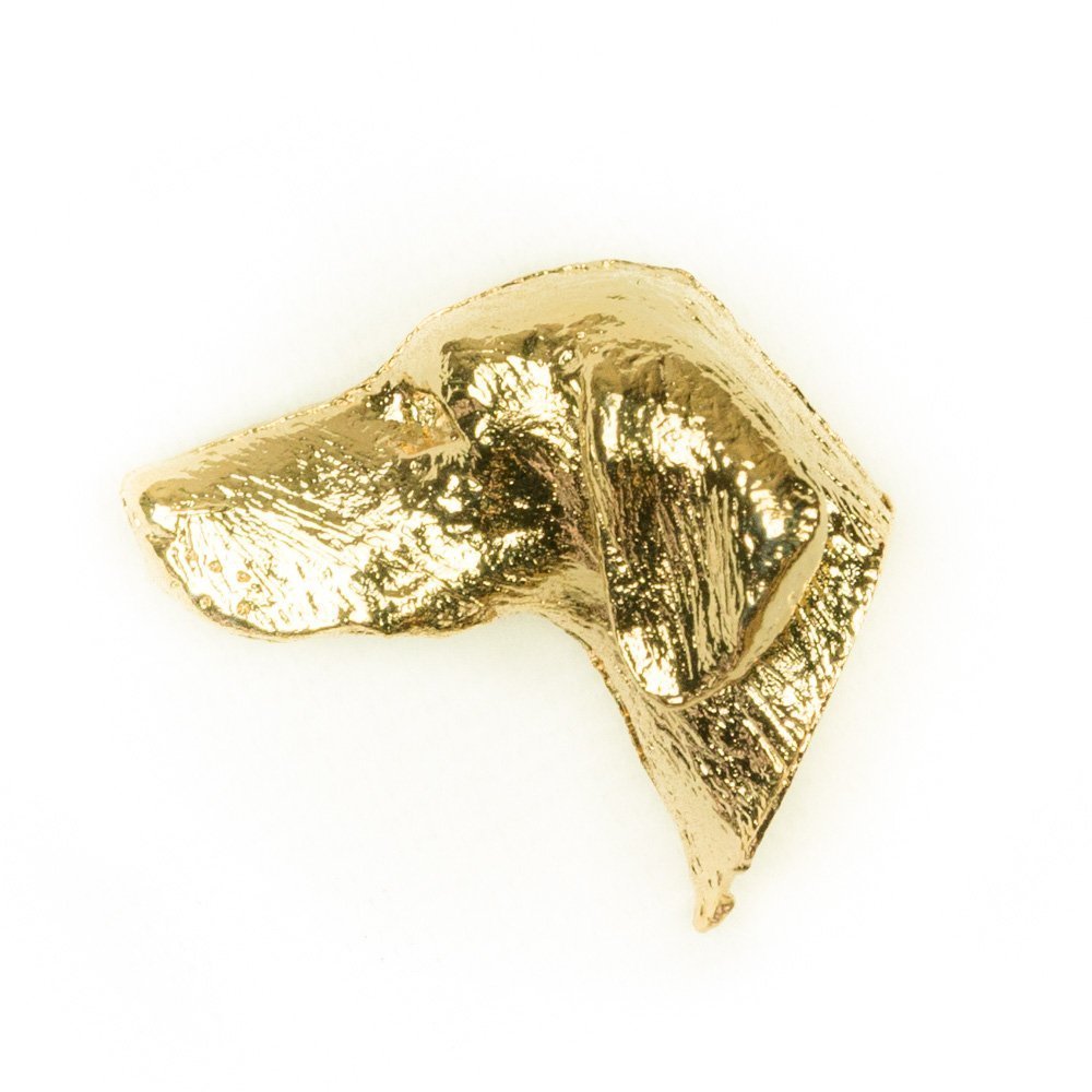 Broche Braque Hongrois DOG ARTS JP pour remplacer les pin's fragiles qui abîment les vestes