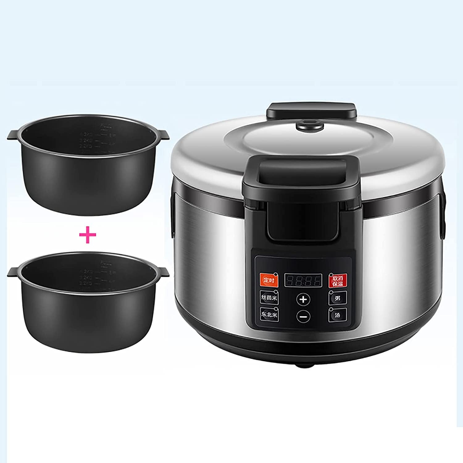 3FLQOOPP Rice Cooker 16 19L Large Capacity 6-Layer Aluminum Alloy Non-Stick Inner Tank for Restaurants and Hotels for