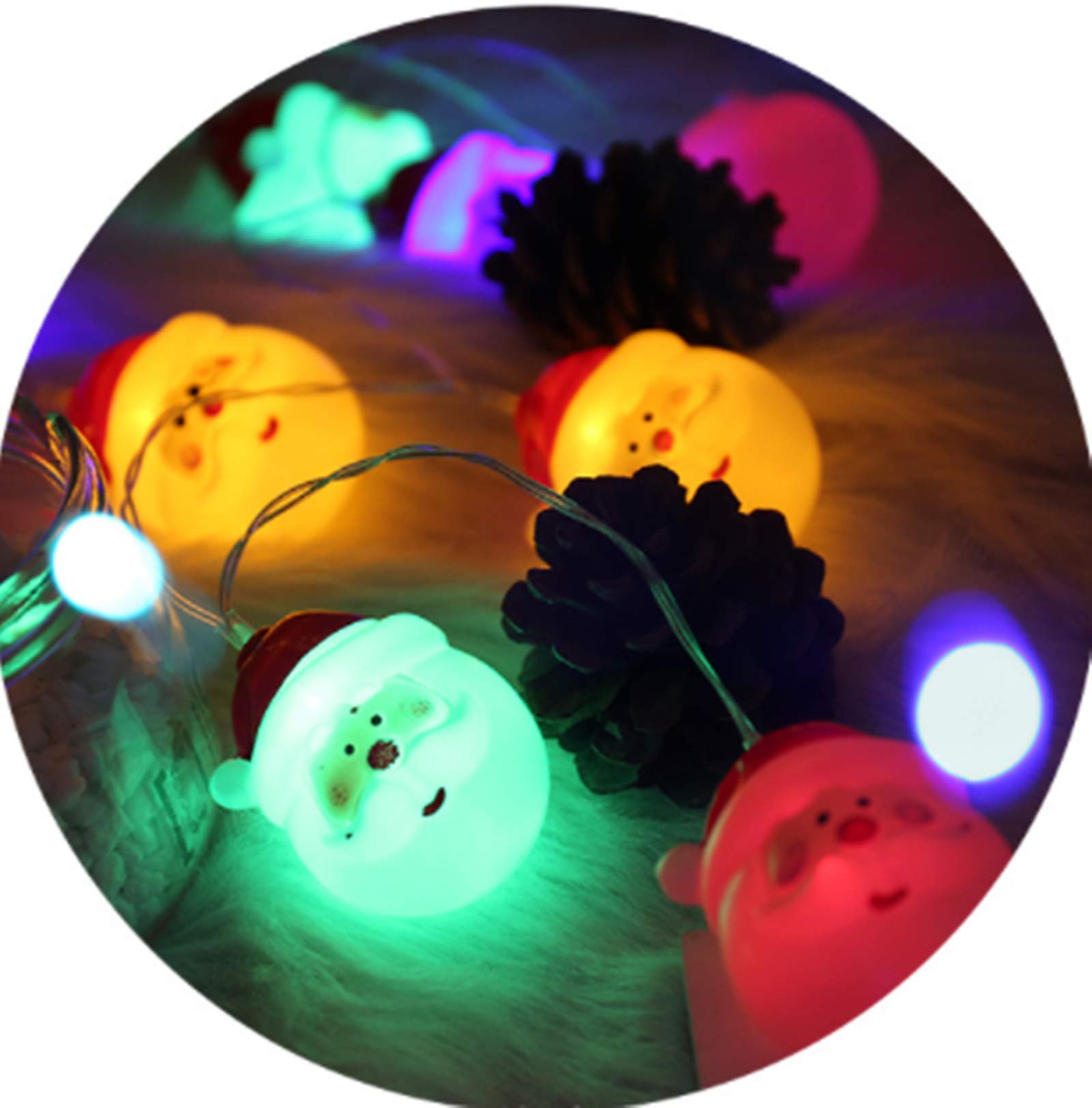 Alimentado por red eléctrica, luces de cadena con pilas Luz de alambre de cobre, decoración de boda, fiesta, decoración de árboles, iluminación brillante interior exterior jardín Luces decorativas de