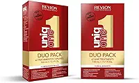 Revlon Professional Duopack UniqOne Clássico Tratamento Capilar, 2 Protetores Térmicos 10 em 1 I Hidratação Profunda I Spray Leave-In I Desembaraça os Cabelos Femininos, 2 x 150 ml