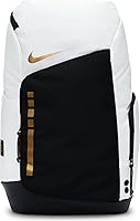 Vista 10 de Nike, Mochila Varsity Elite unisex (32L), negro/negro/plateado metálico, talla única