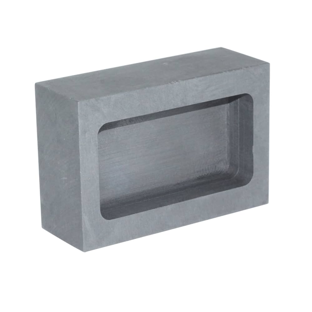 Amazon | moumoujp 純黒鉛るつぼ角型石墨坩堝鋳造インゴット鋳型