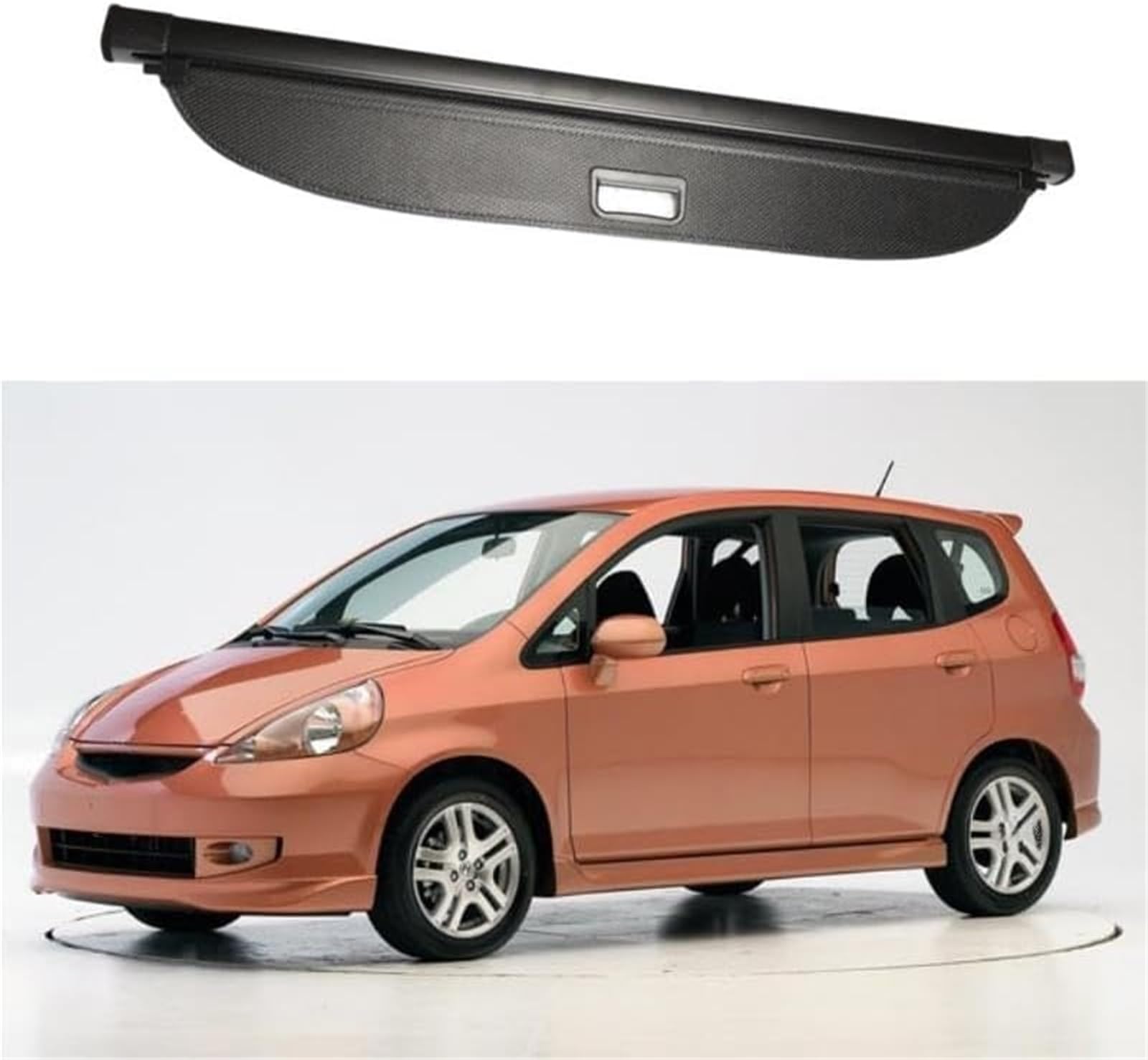 Fhjwqronte One Color Cargo Area Storage Rack Retractable Trunk Cargo Cover Luggage Shade Shield, For S, For 2001-2007 Canvas