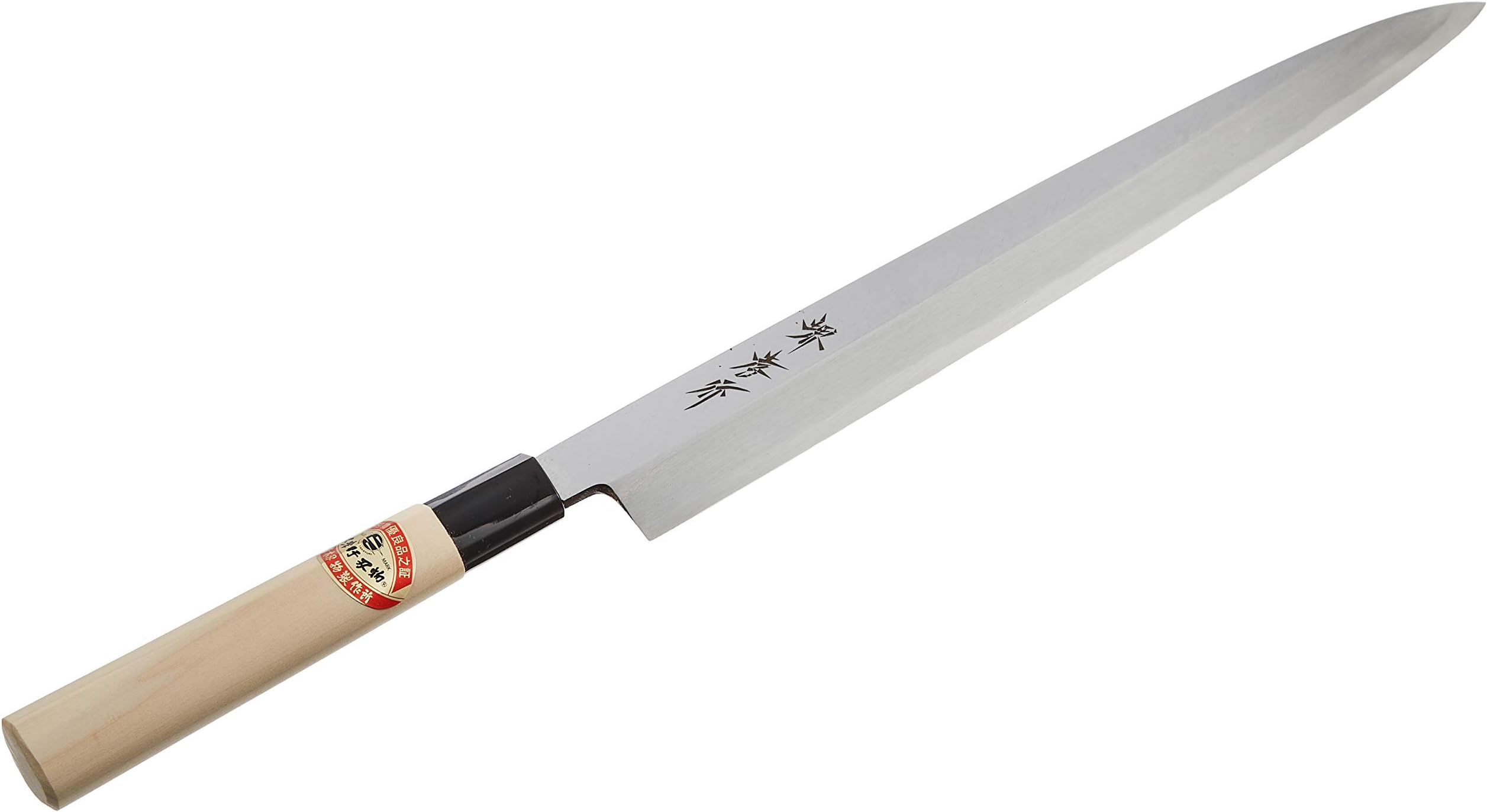 ้ๆจๅ็ฉ่ฃฝไฝๆ Sakai Takayuki Japanese Knife Kasumitogi Yasuki White Steel 06005 300mm Sashimi knife