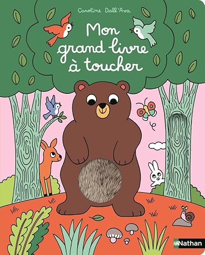 Mon grand livre à toucher - Livre sensoriel pour bébé dès 10 mois