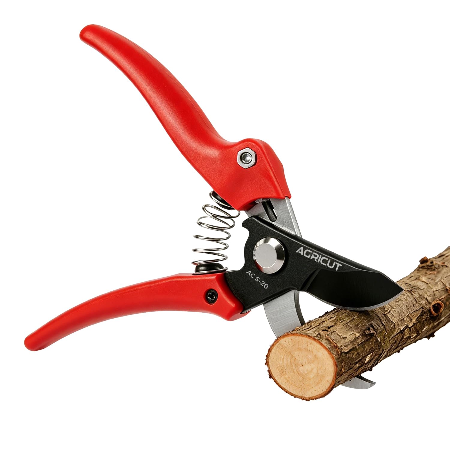 AGRICUT Bypass Garden Secateurs – Heavy Duty Professional Bonsai Scissors Pruning Shears with SK5 Steel Blade, Ergonomic Handle, Ideal for Plants, Hedges & Flowers