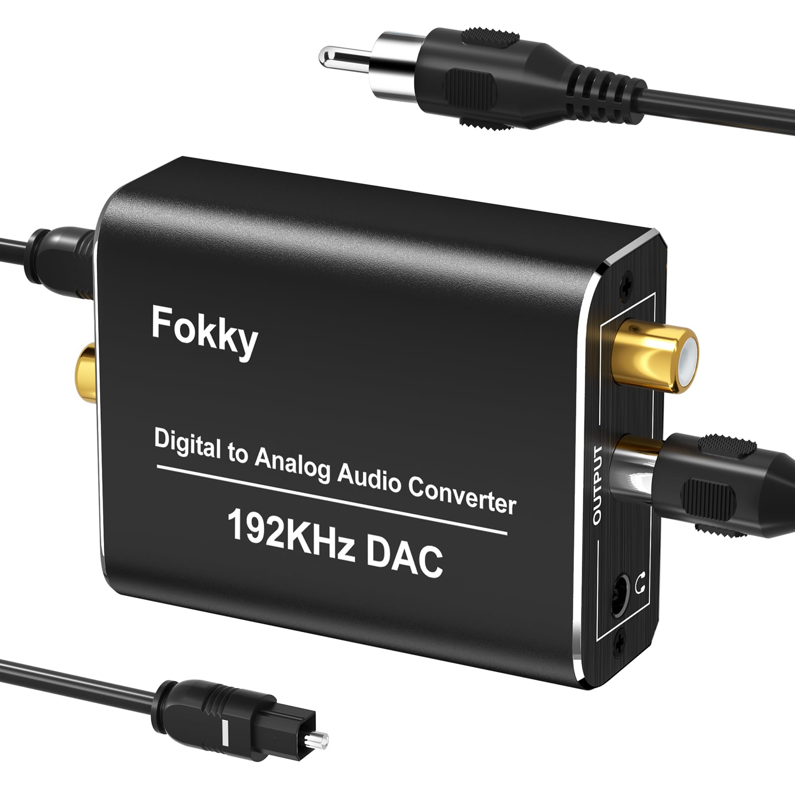 Duokon Adaptateur Toslink Coaxial Optique Adaptateur De Convertisseur Audio Numérique Vers