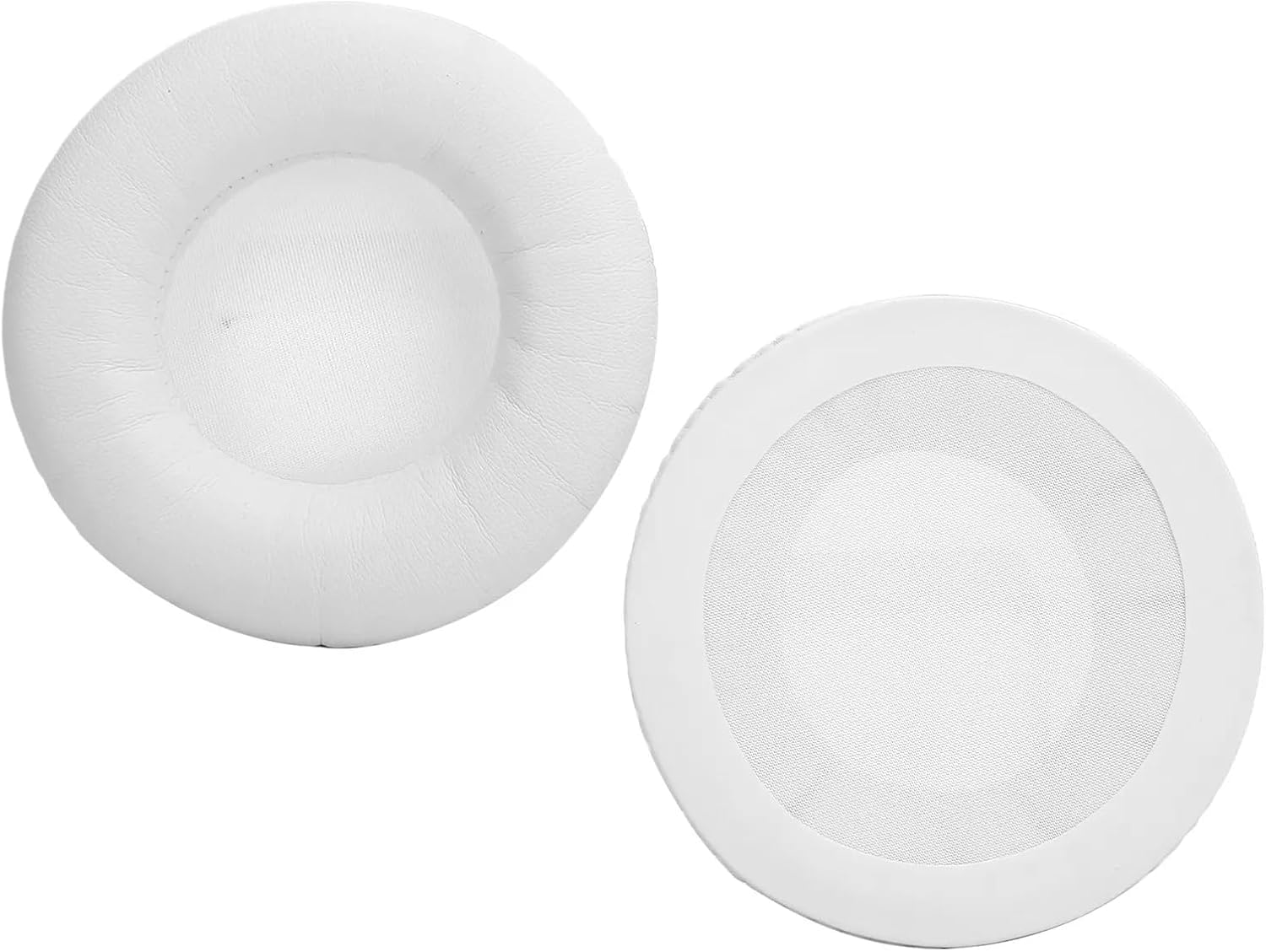 INF Replacement Earpads Cushions Compatible with AKG K545/K540/K845/K845BT On-Ear Headphone, 1 Pair Protein Leather Ear Pads with Soft Memory Foam, Noise Isolating Earpads(White) image 4
